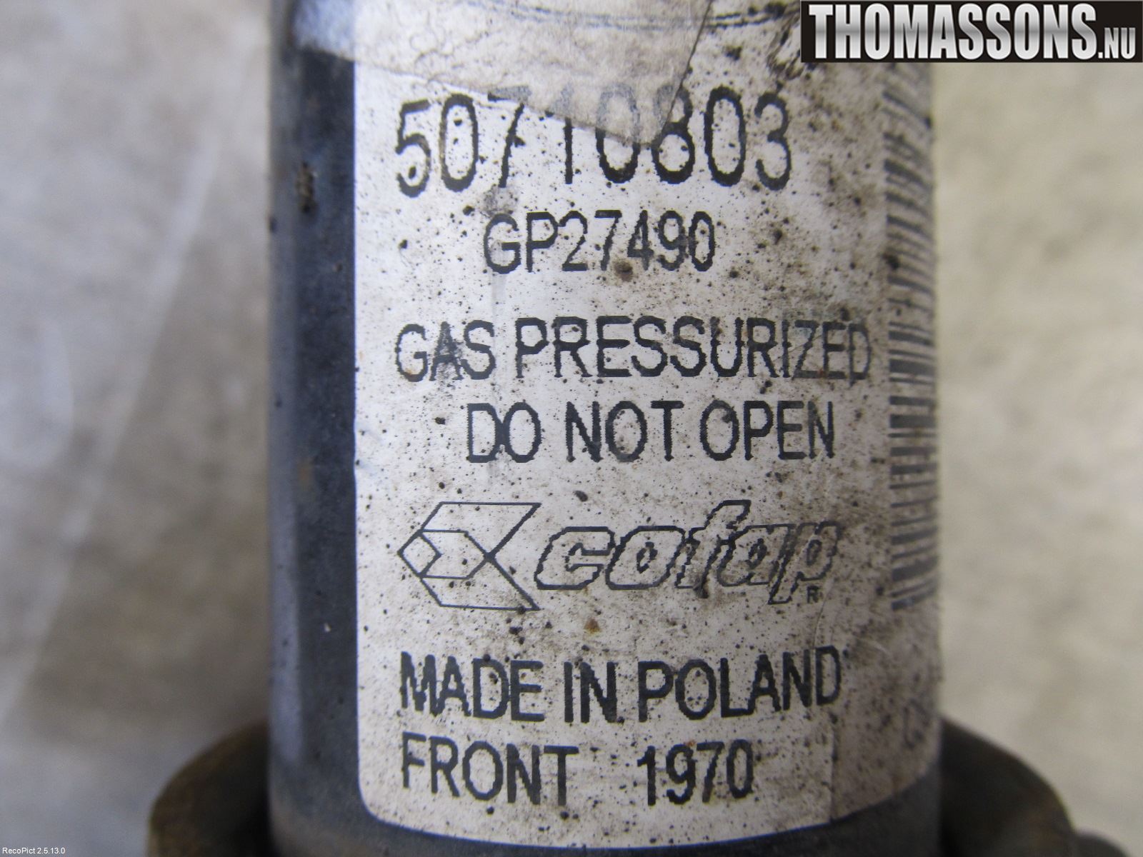 Ford KA 09-16 Fjäderben Fram Vänster