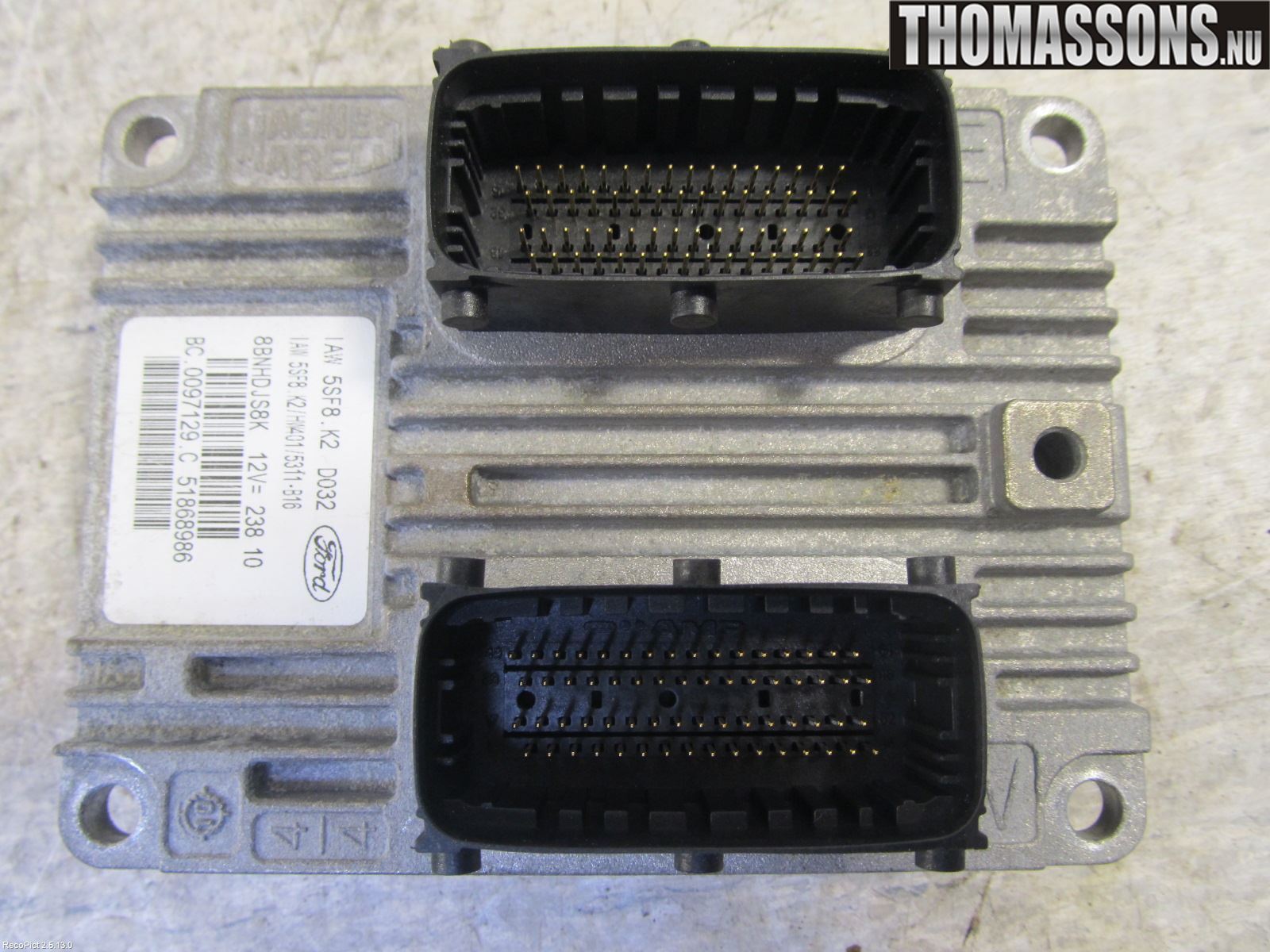 Ford KA 09-16 Styrenhet Insprut Bensin