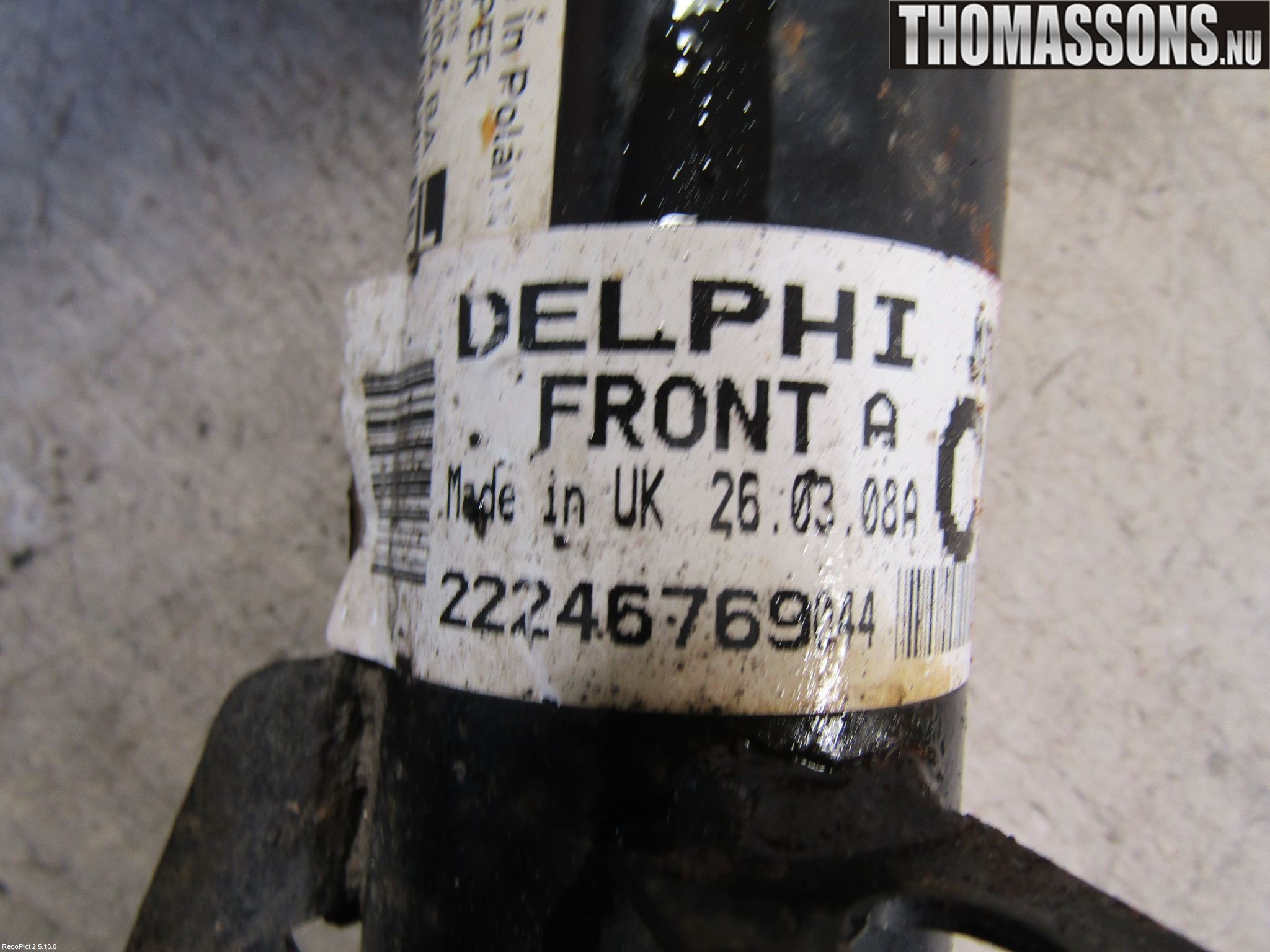 Mini COUPE R56 05-14 Fjäderben Fram Vänster