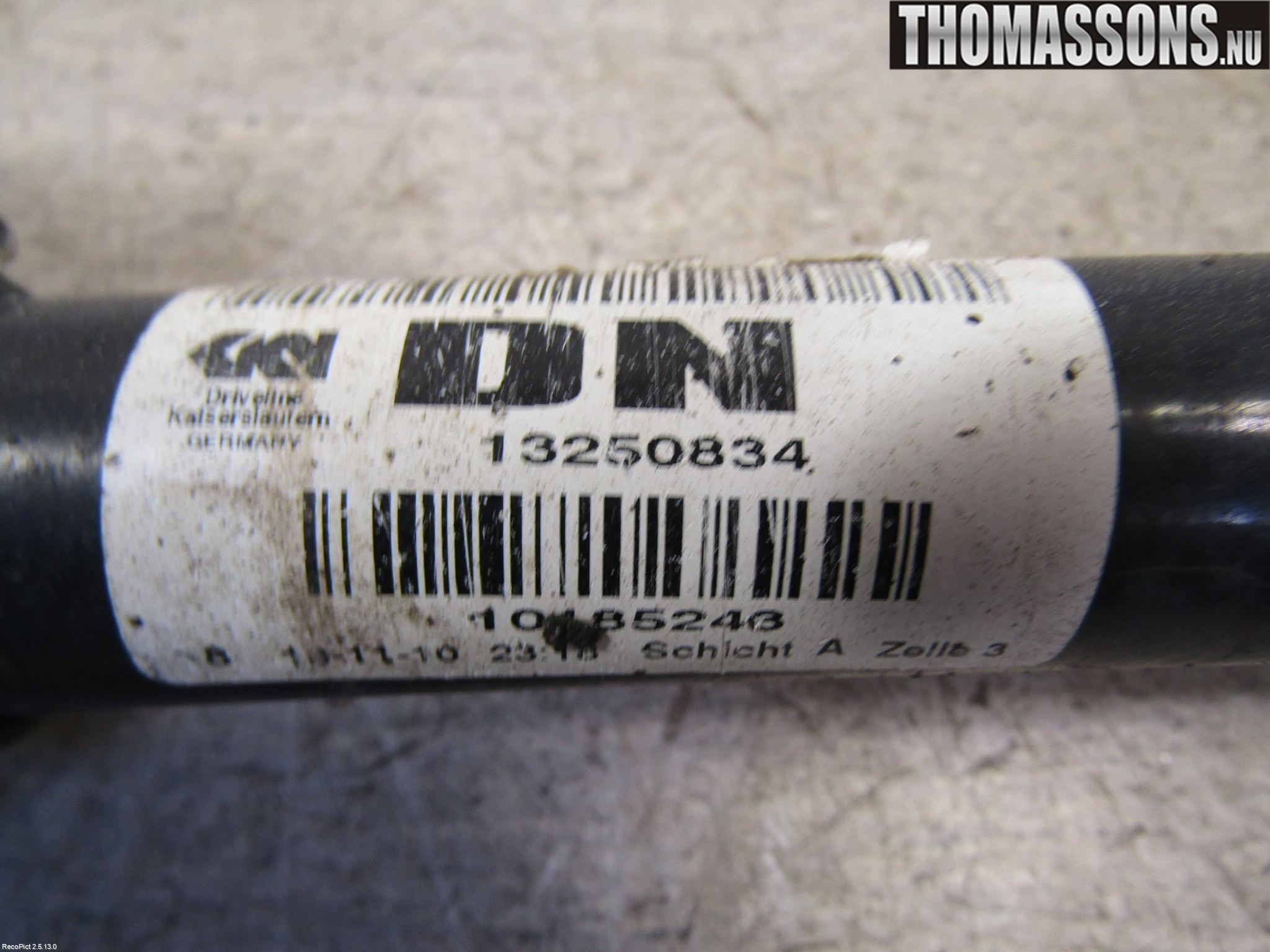 Opel ASTRA J 10-15 Drivaxel Fram Vänster