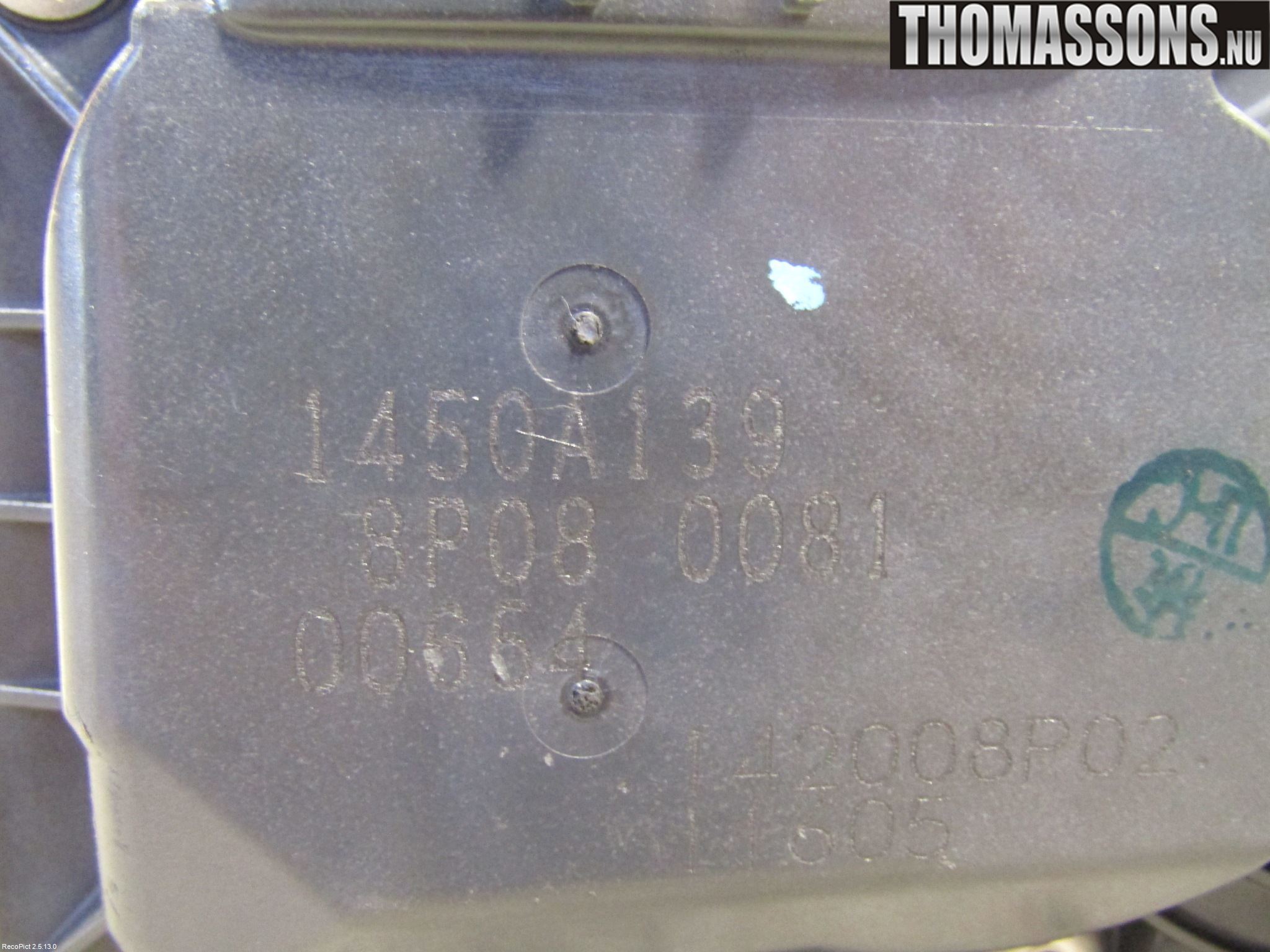 Mitsubishi ASX 10-22 Injspjällhus