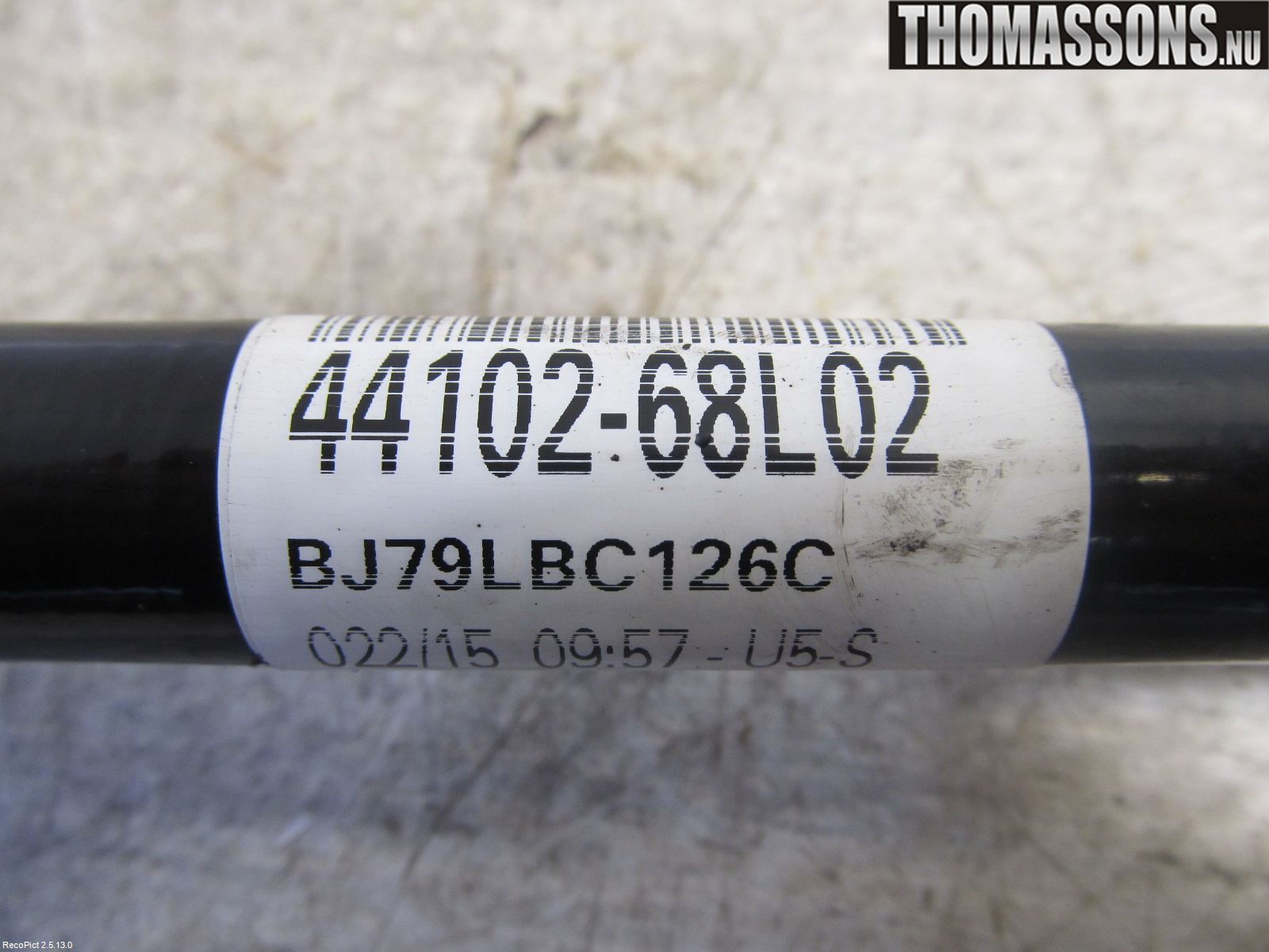 Suzuki SWIFT 11-16 Drivaxel Fram Vänster