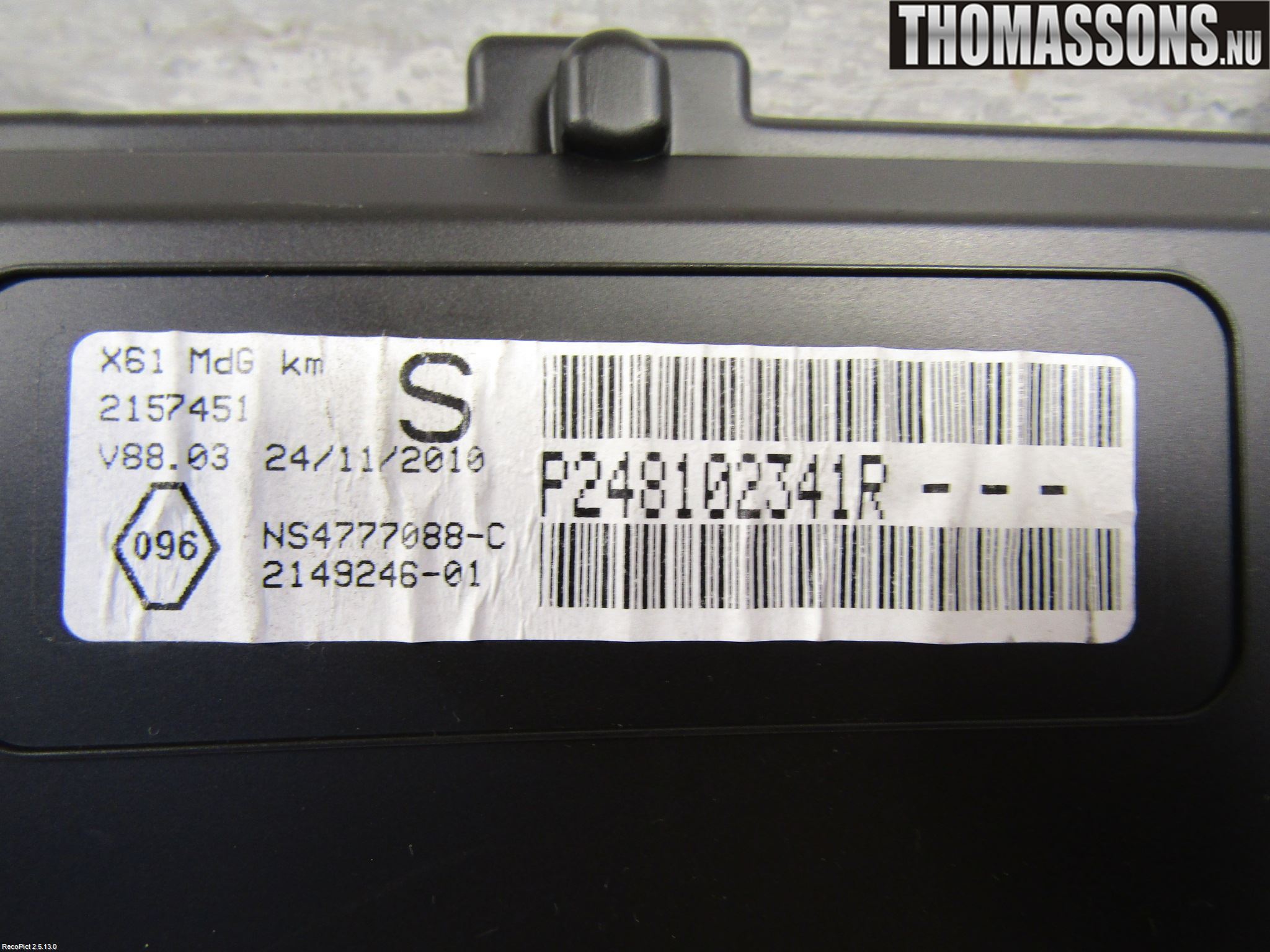 Renault KANGOO II 08-14 Instrument Komb