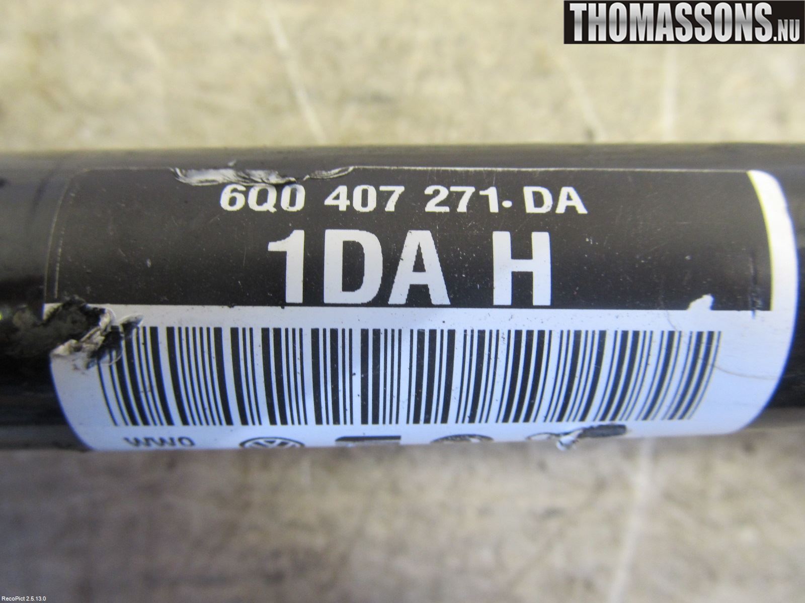 Skoda FABIA 07-14 Drivaxel Fram Vänster
