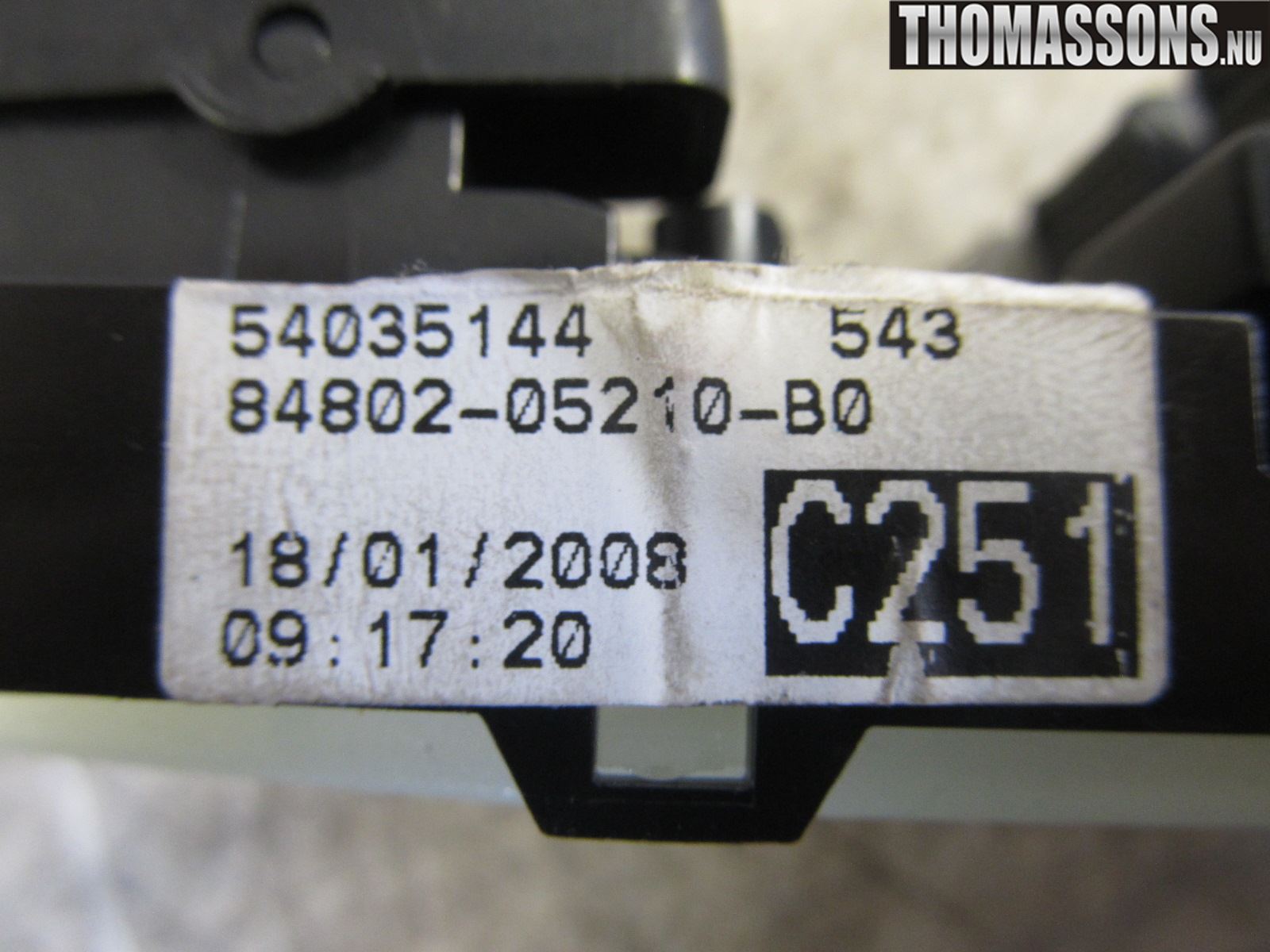 Toyota AVENSIS 07-08 Strömställare Elhiss