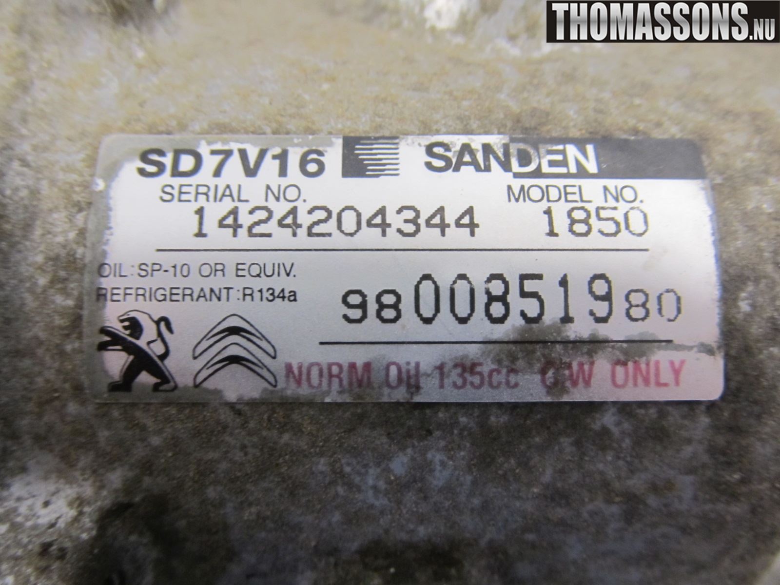 Peugeot EXPERT 15-16 Ac Kompressor