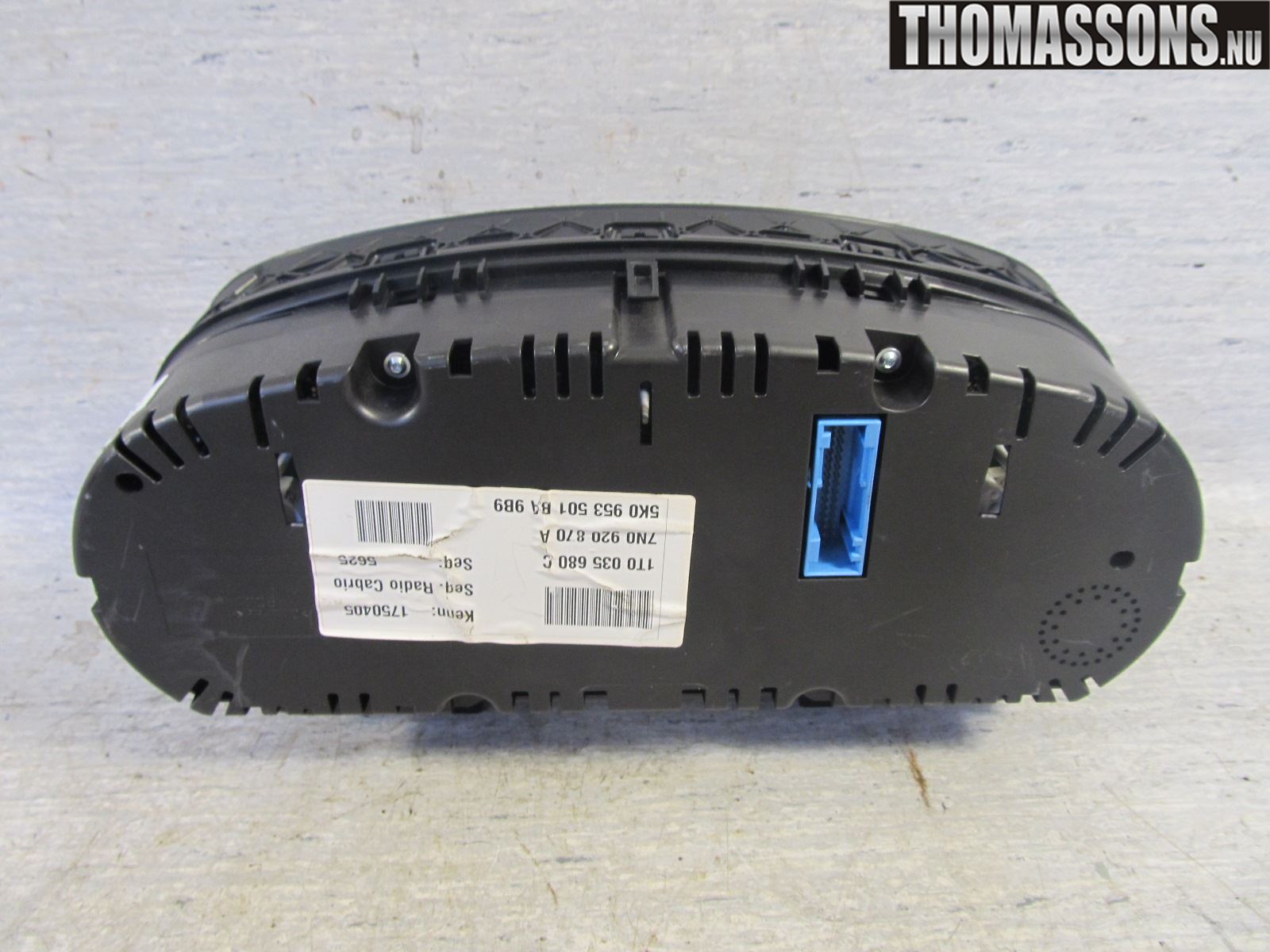 Volkswagen VW SHARAN 11- Instrument Komb