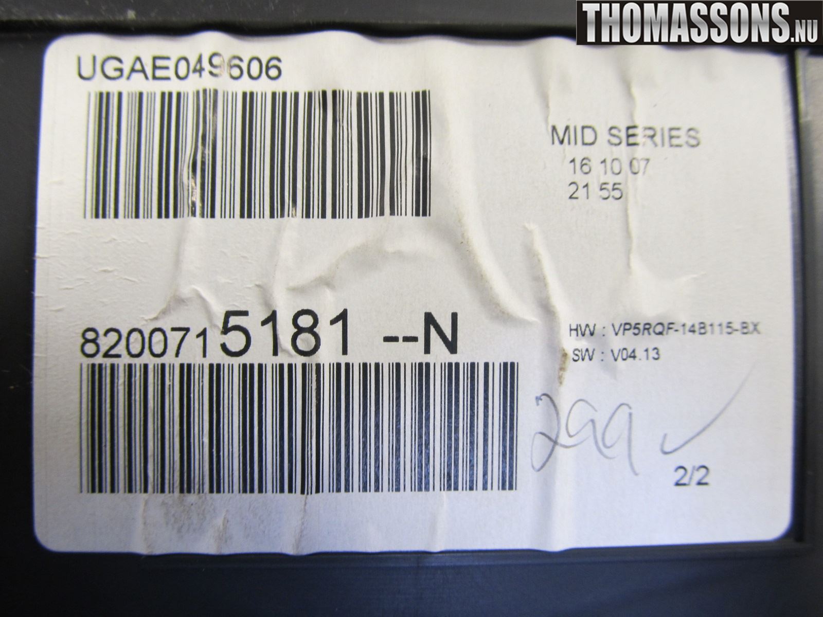 Renault CLIO III  06-09 Instrument Komb