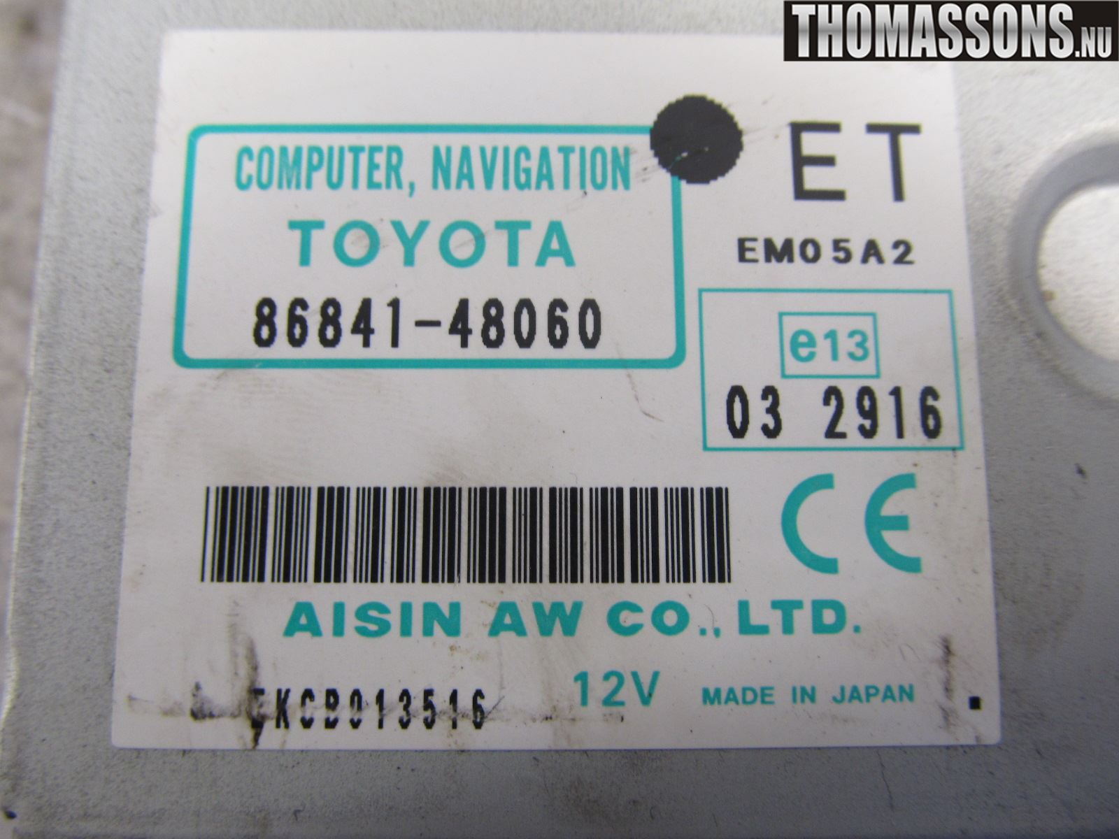 Lexus RX XU30 03-09 Gps Navigator