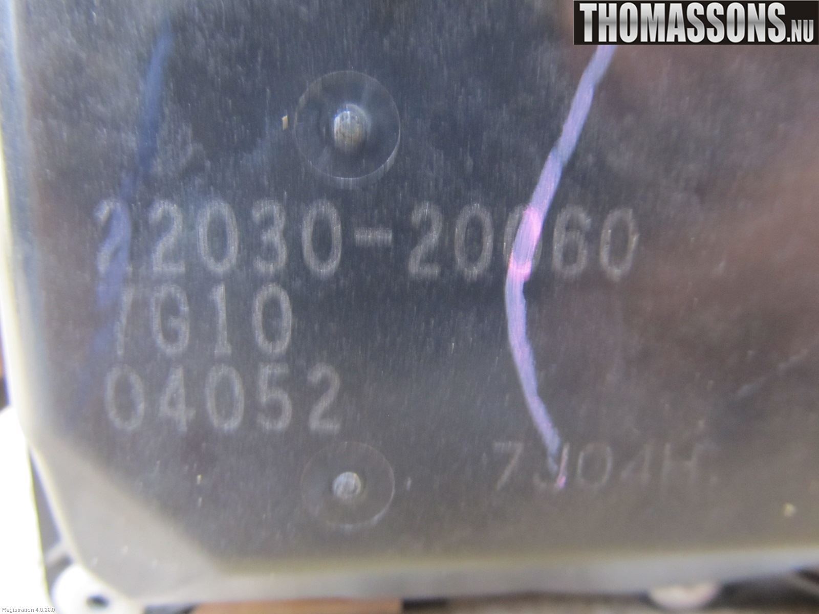 Lexus RX XU30 03-09 Injspjällhus