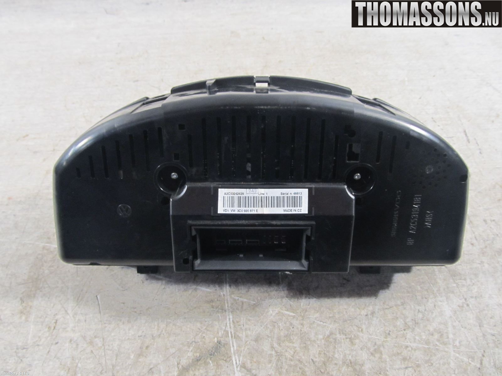 Volkswagen VW PASSAT 05-11 Instrument Komb