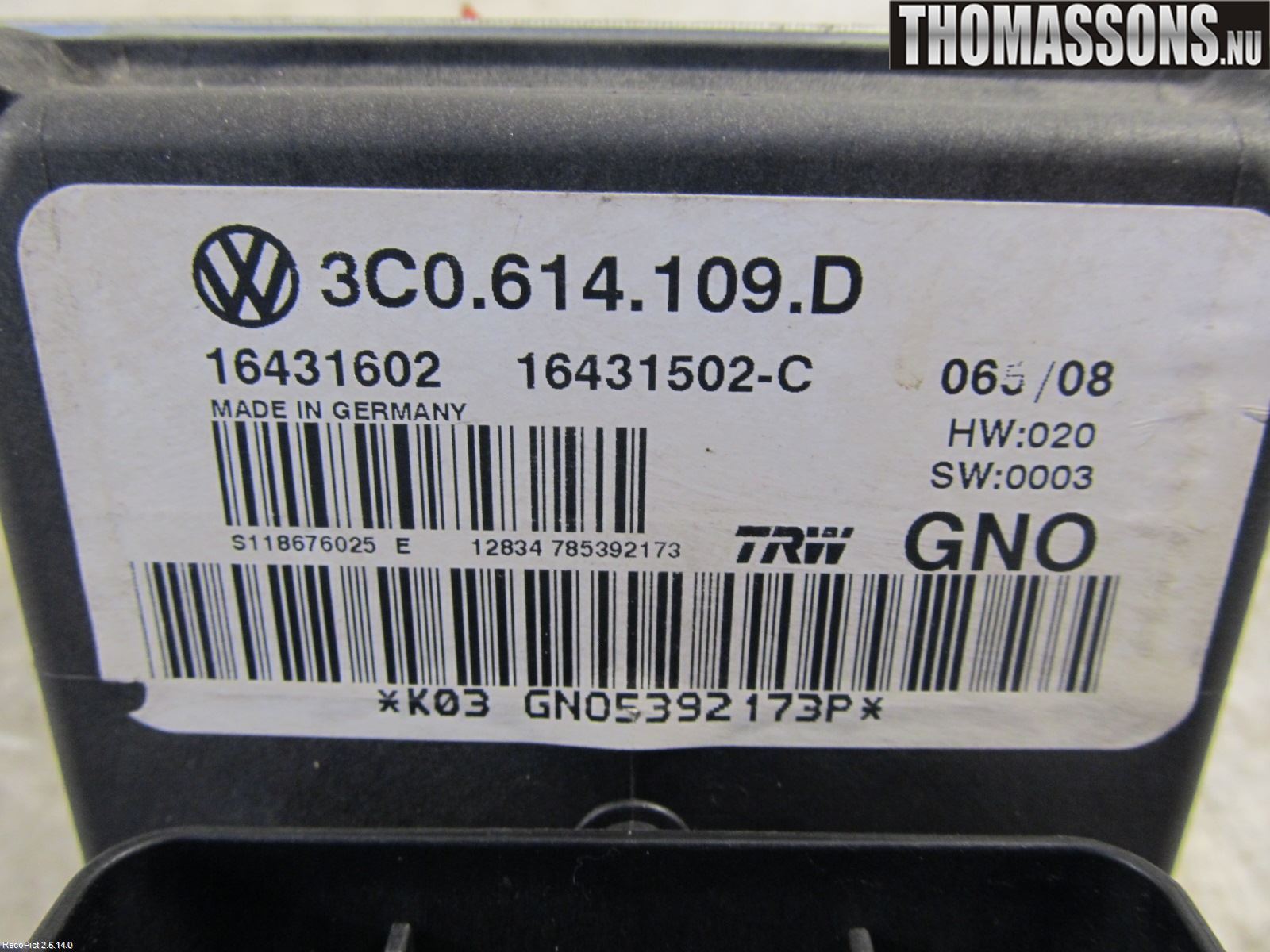 Volkswagen VW PASSAT 05-11 Abs Hydraulaggregat