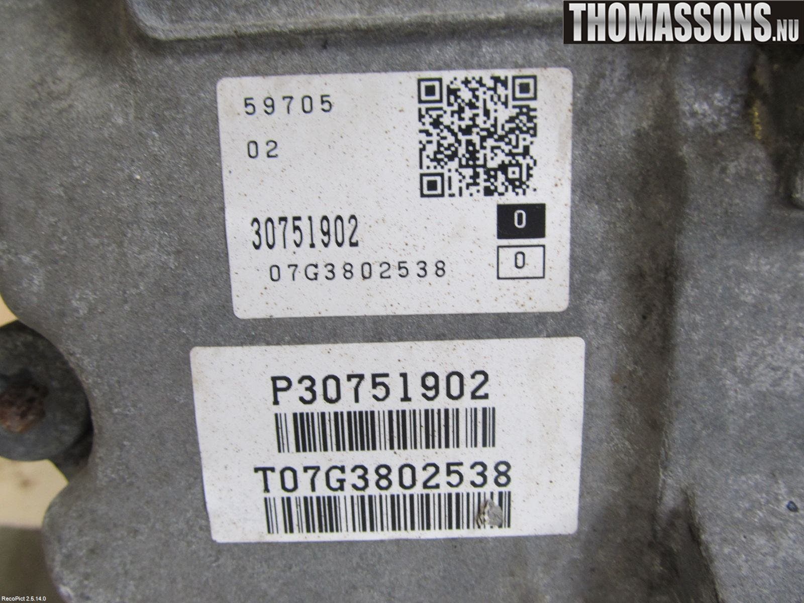 Volvo S80 07-13 Växellåda Automat