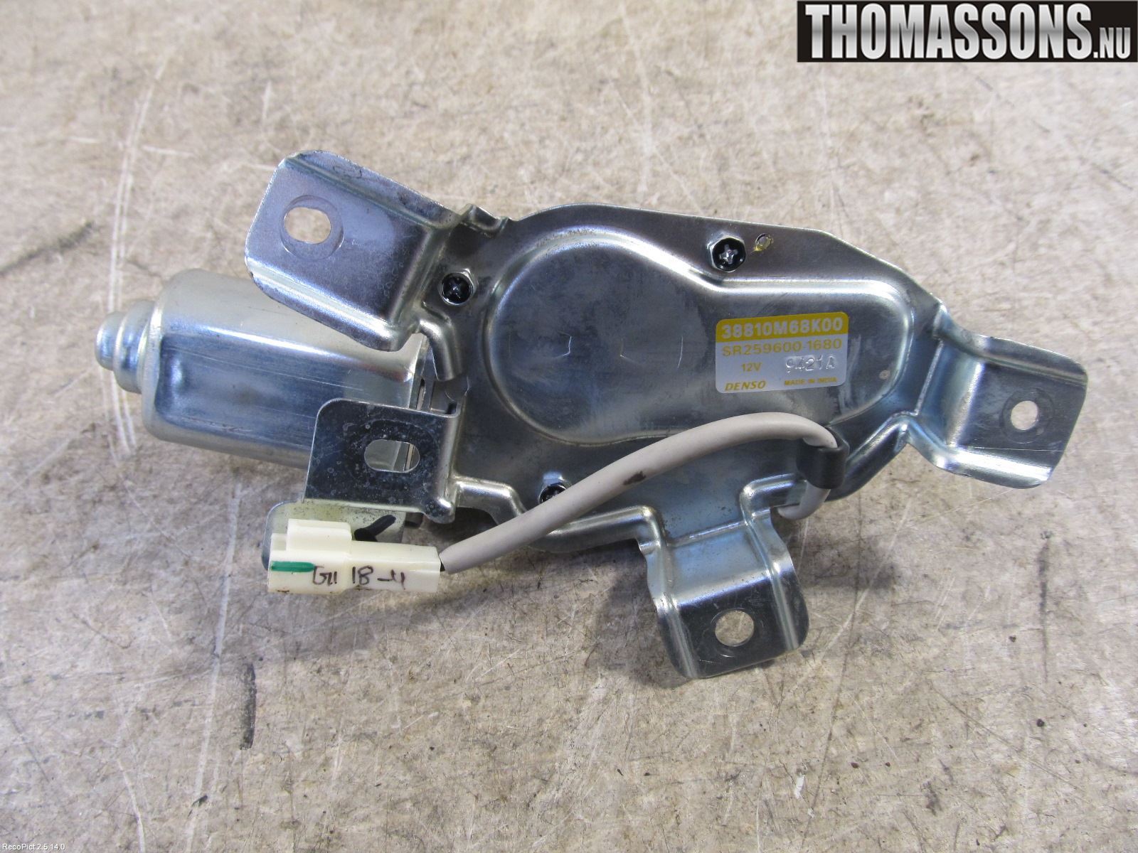 Nissan PIXO Torkarmotor Baklucka