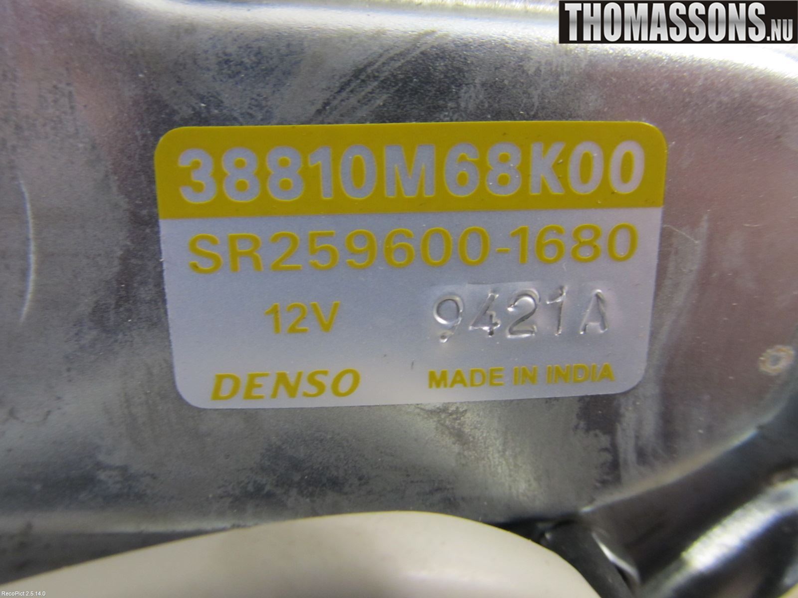 Nissan PIXO Torkarmotor Baklucka