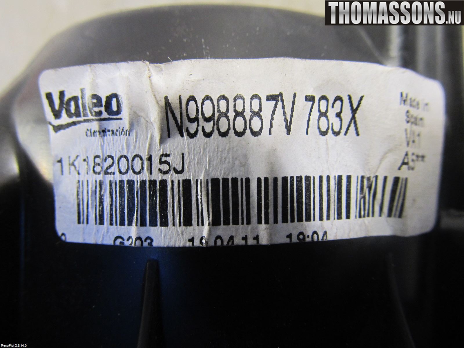 Volkswagen VW SHARAN 11- Värmefläkt