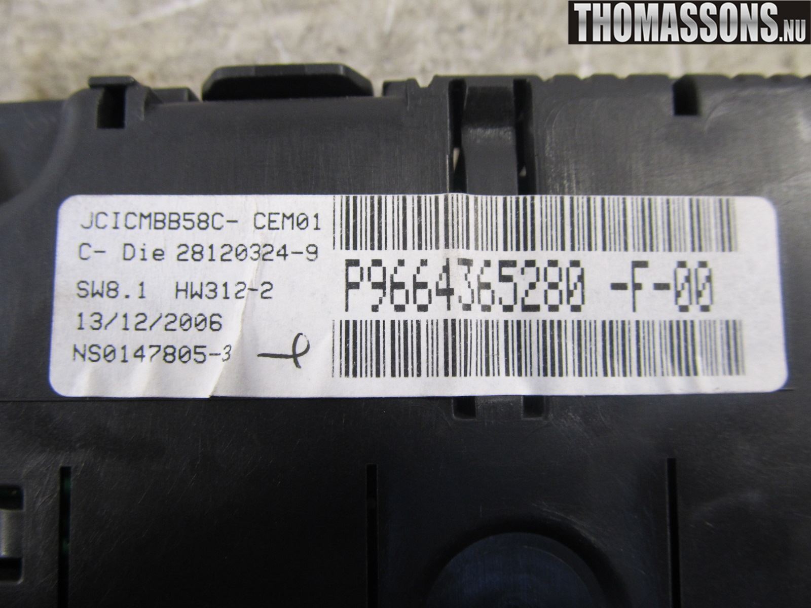 Citroen C4 PICASSO 06-13 Instrument Komb