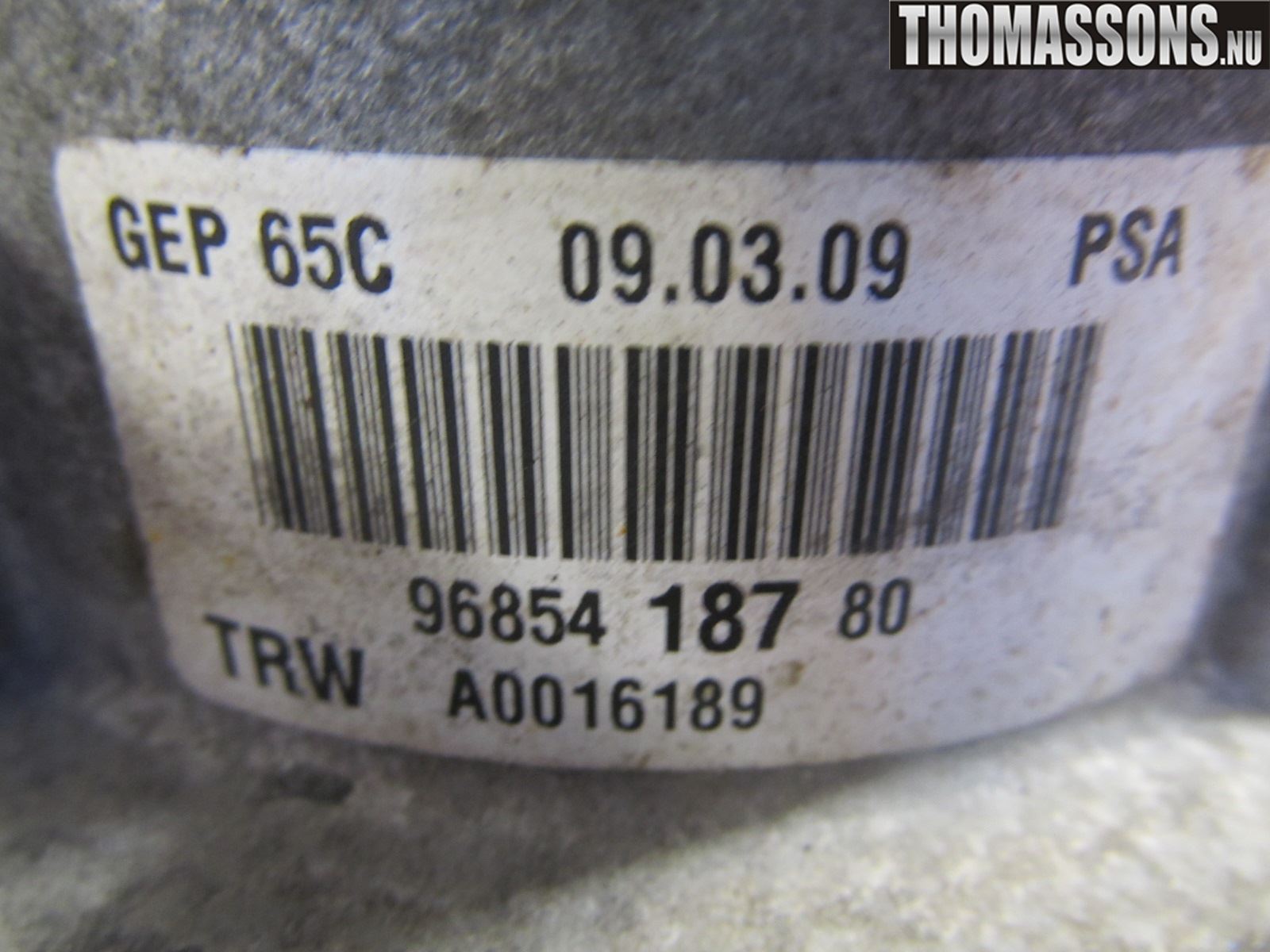 Citroen C4 PICASSO 06-13 Styrservo Pump Elektrisk