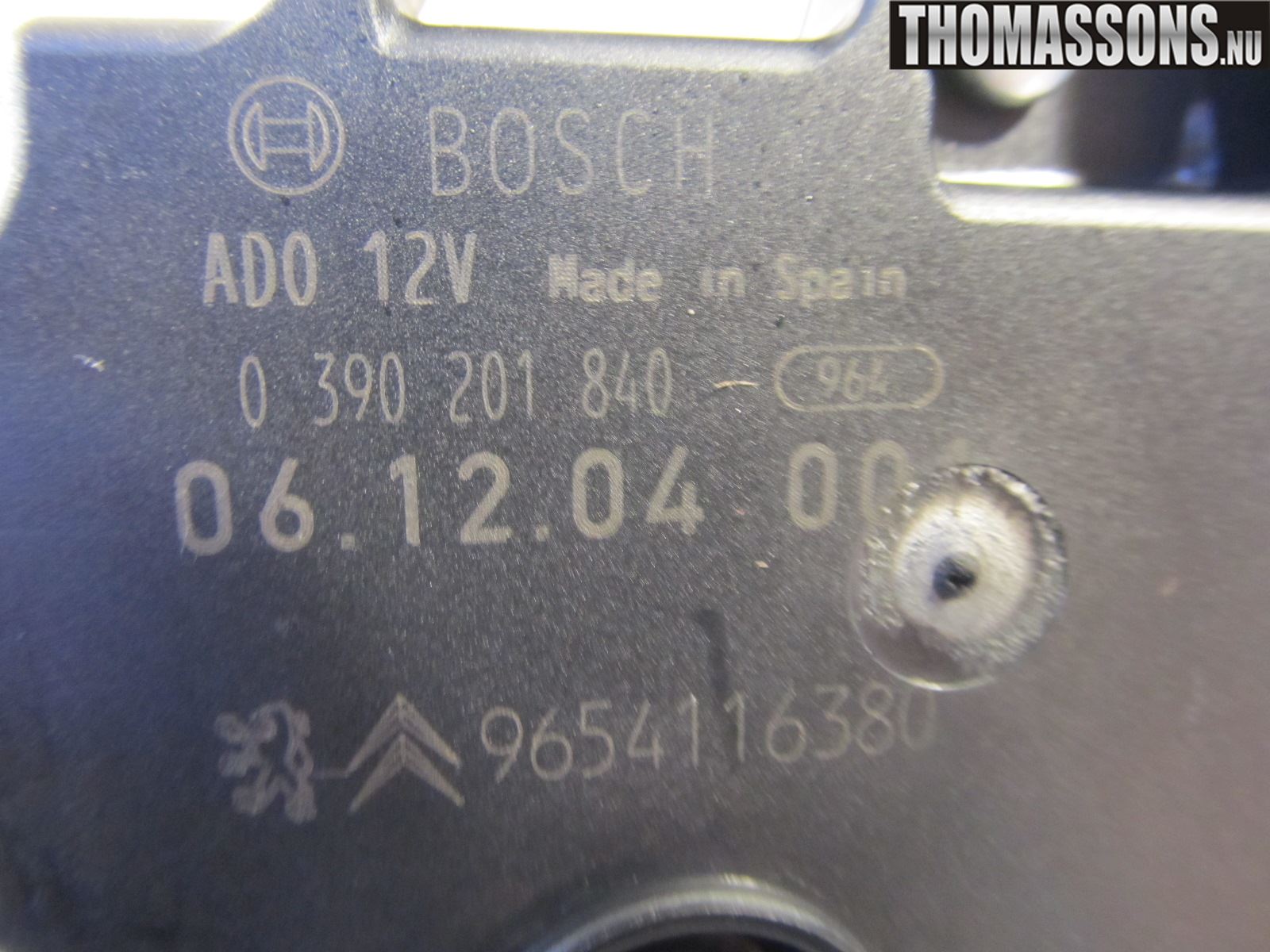 Citroen C4 PICASSO 06-13 Torkarmotor Baklucka