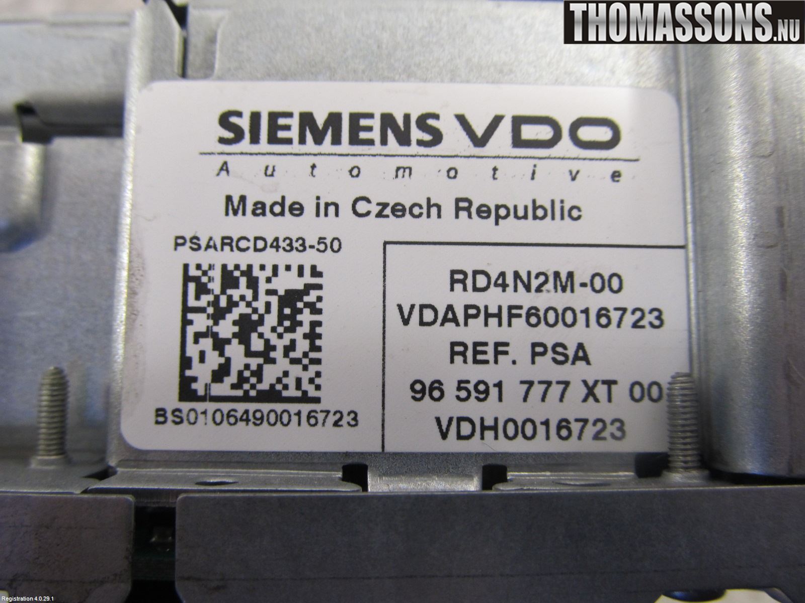 Citroen C4 PICASSO 06-13 Radio