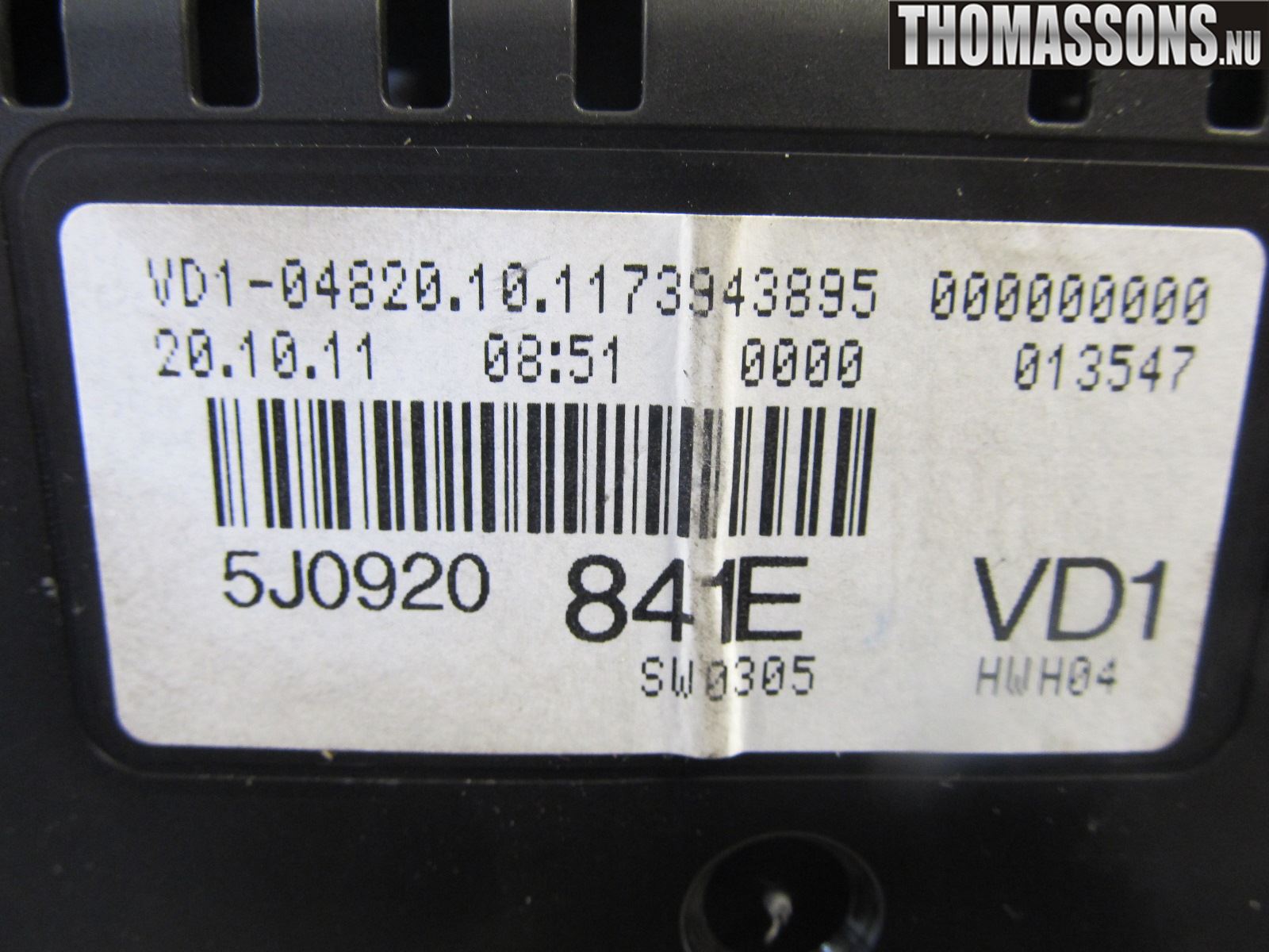 Skoda OCTAVIA (1Z) 05-13 Instrument Komb