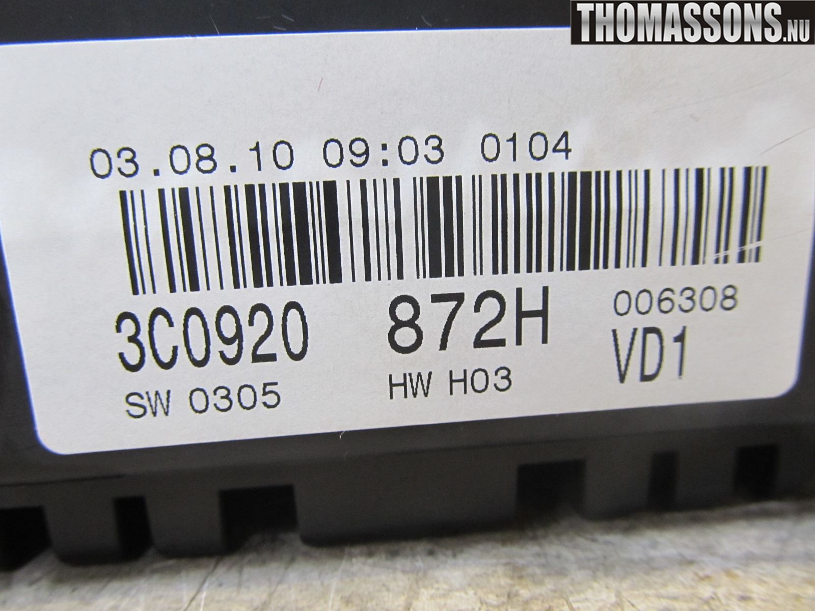 Volkswagen VW PASSAT 05-11 Instrument Komb