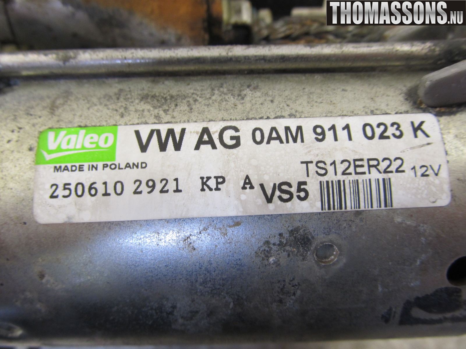 Volkswagen VW PASSAT 05-11 Startmotor