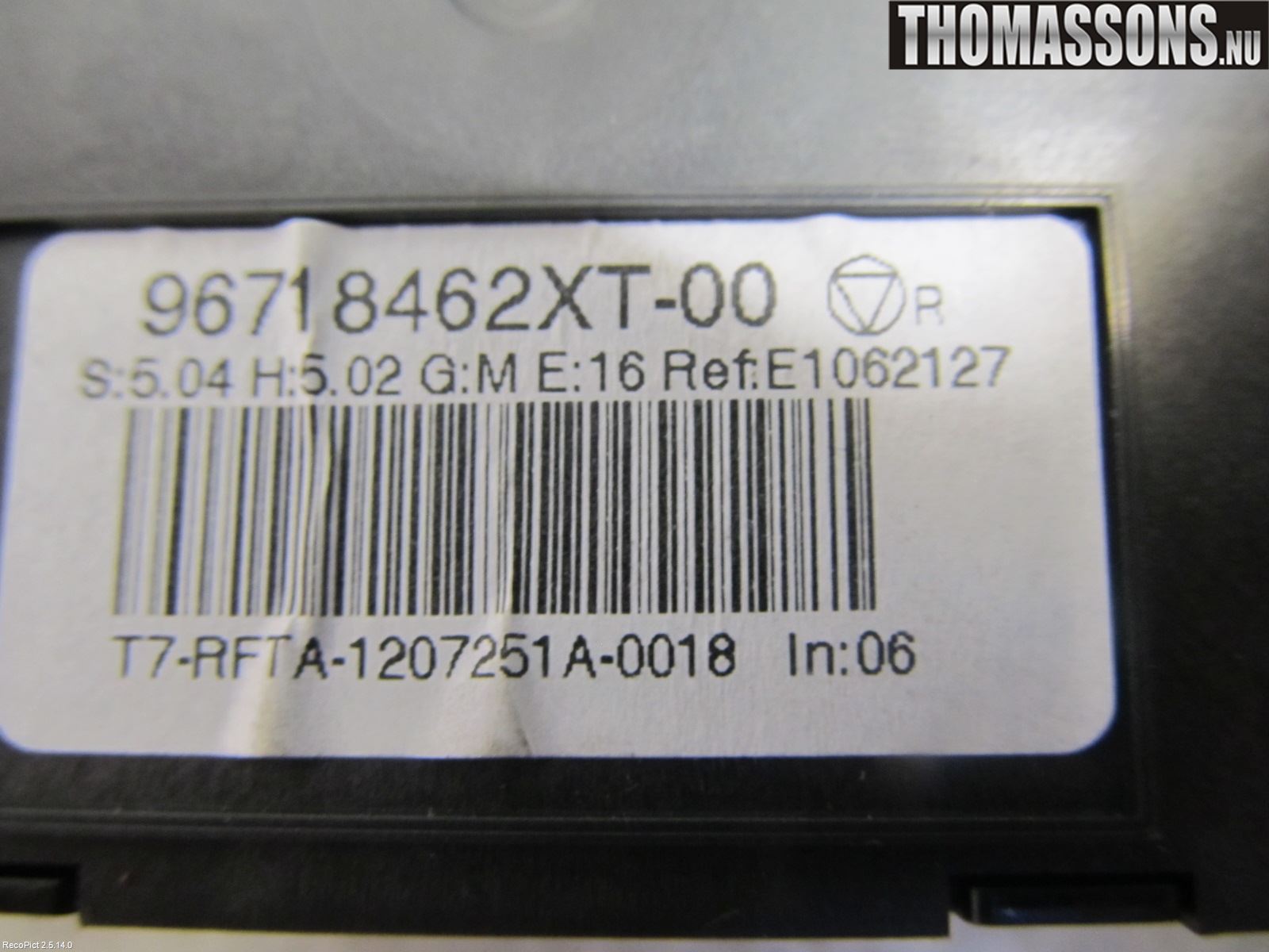 Peugeot 308 08-13 Ac Styrenhet Ac Manöveren