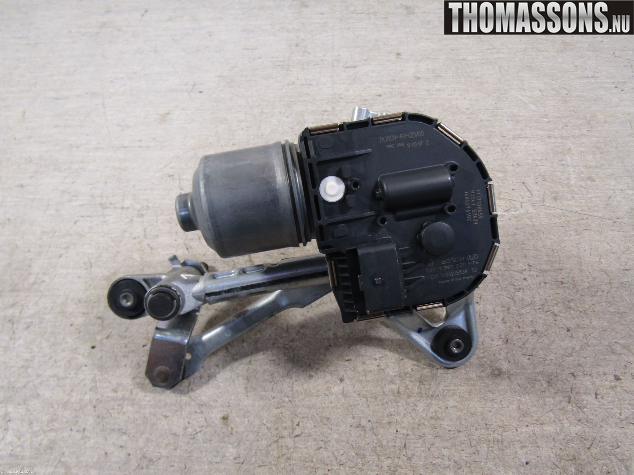 Peugeot 3008 09-16 Torkarmotor Vindruta