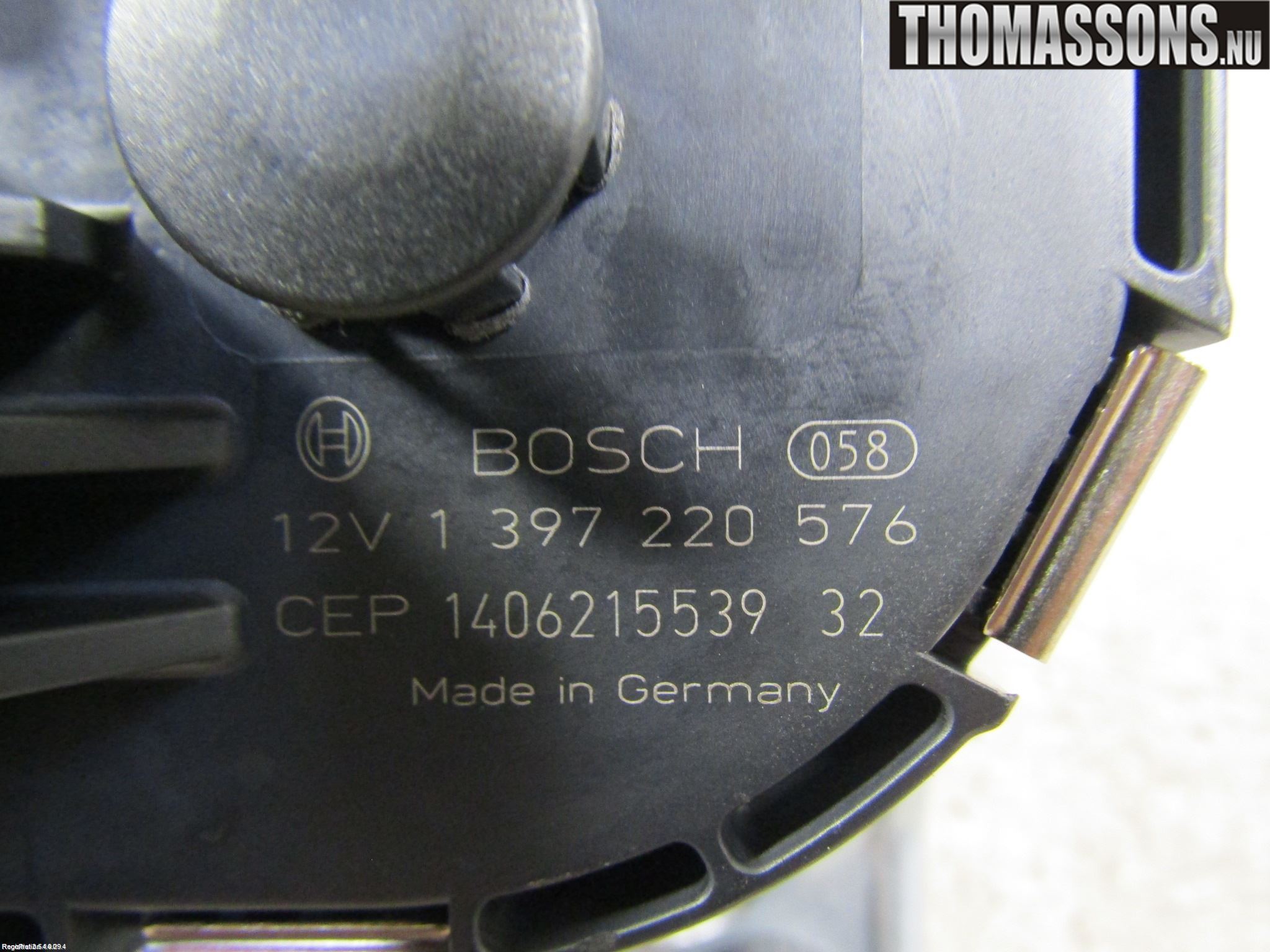 Peugeot 3008 09-16 Torkarmotor Vindruta