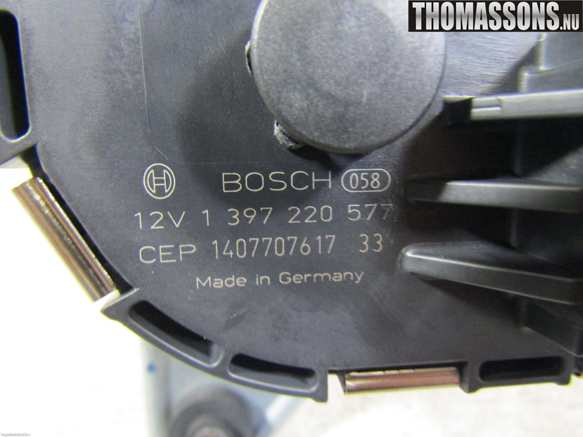 Peugeot 3008 09-16 Torkarmotor Vindruta