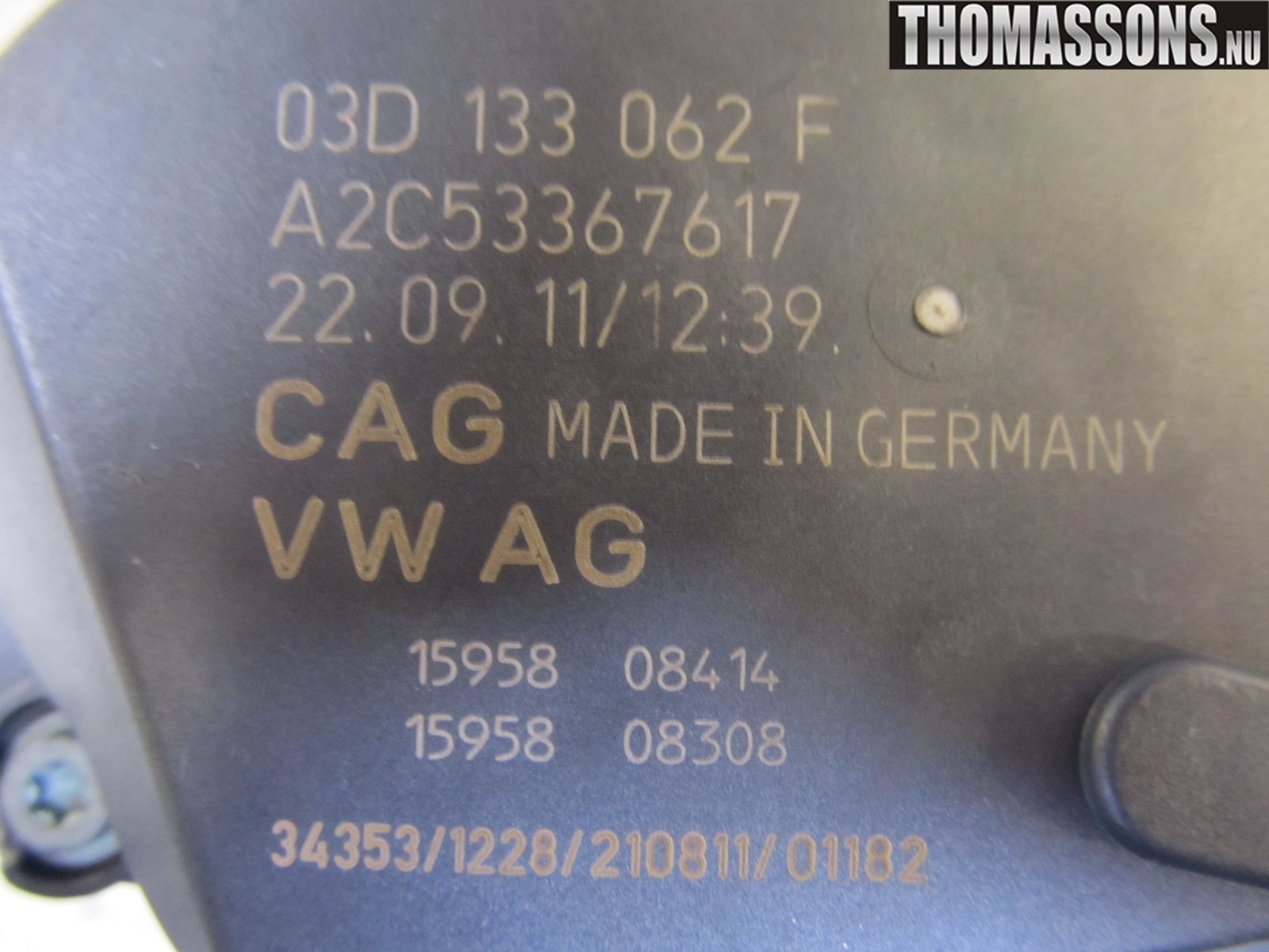 Skoda OCTAVIA (1Z) 05-13 Injspjällhus