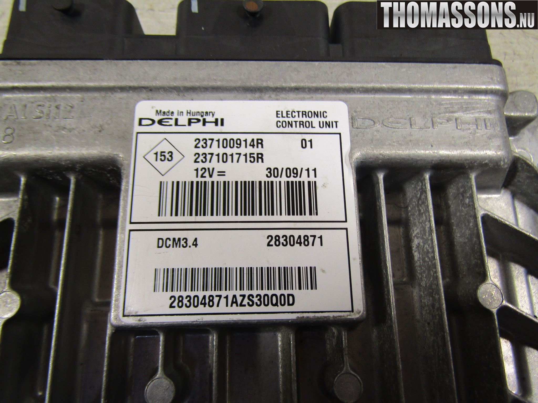 Renault MEGANE III 09-15 Styrenhet Insprut Bensin