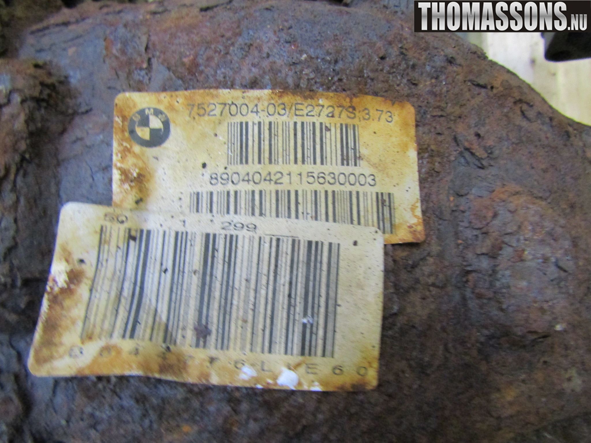 BMW 5 E60/61 Sed/Tou 02-10 Bakväxel-Diff