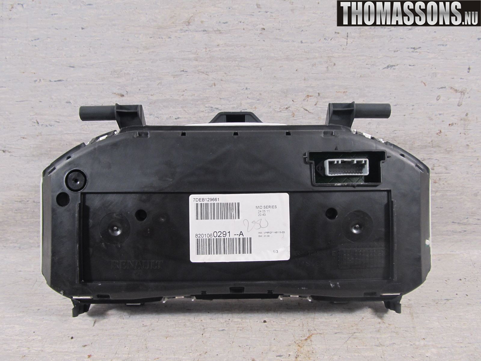 Renault CLIO III  09-12 Instrument Komb