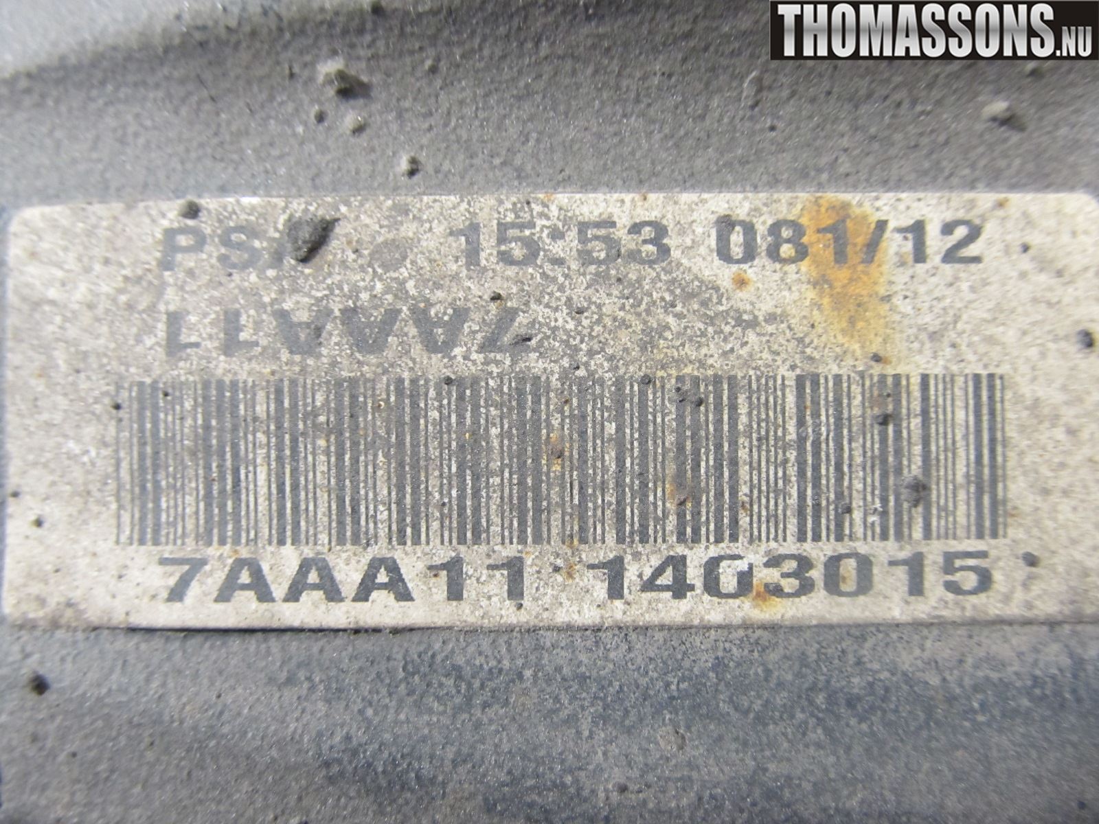 Peugeot 508 11-18 Bärarm Fram Undre Hö