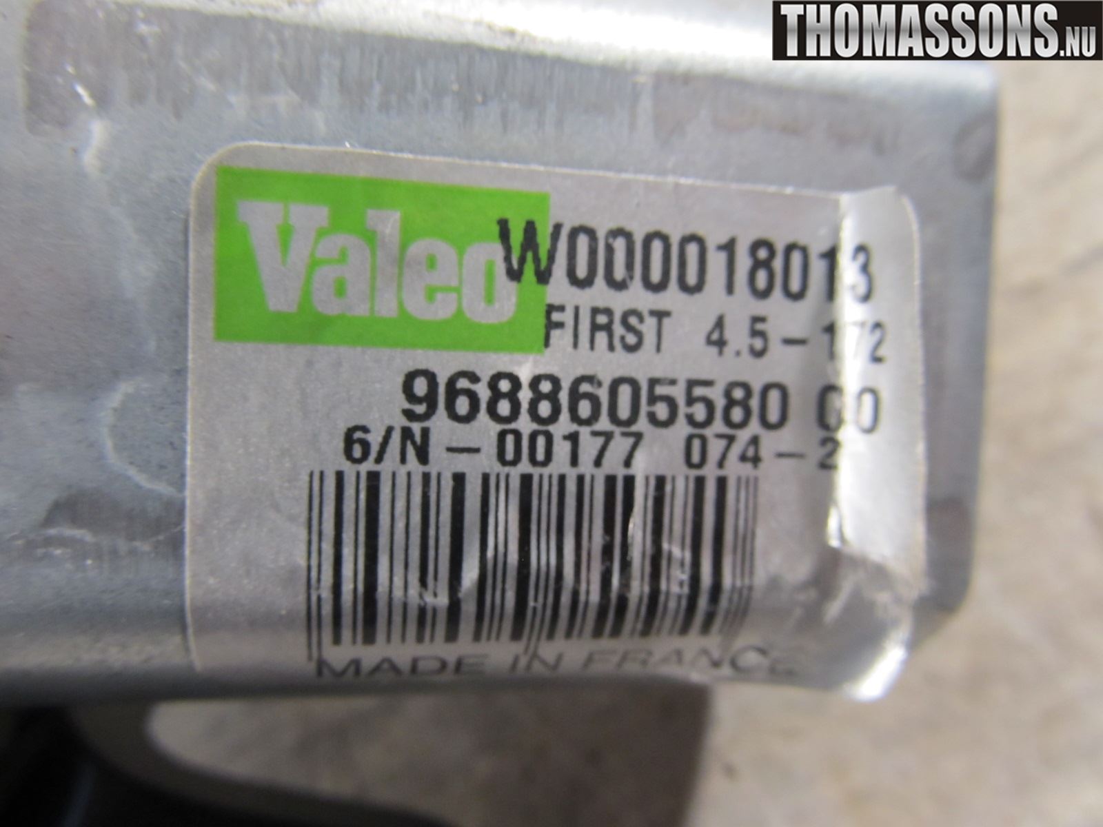 Peugeot 508 11-18 Torkarmotor Baklucka