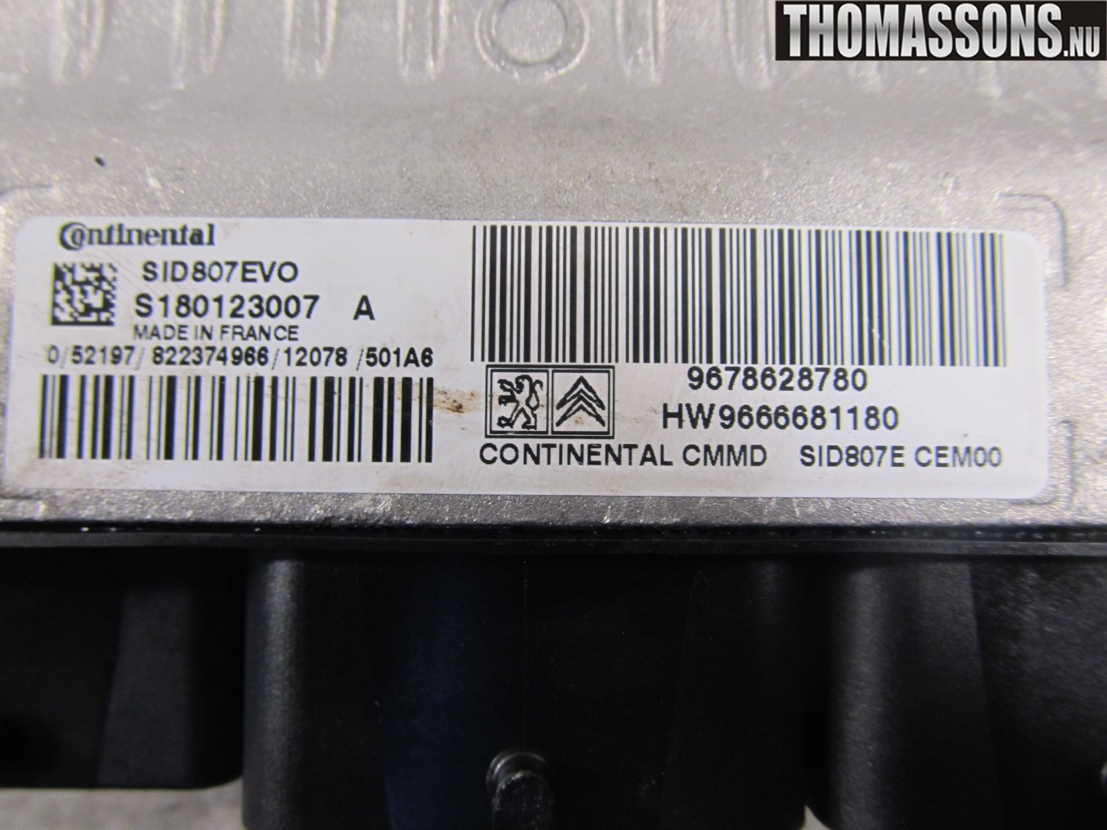 Peugeot 508 11-18 Styrenhet Insprut Bensin