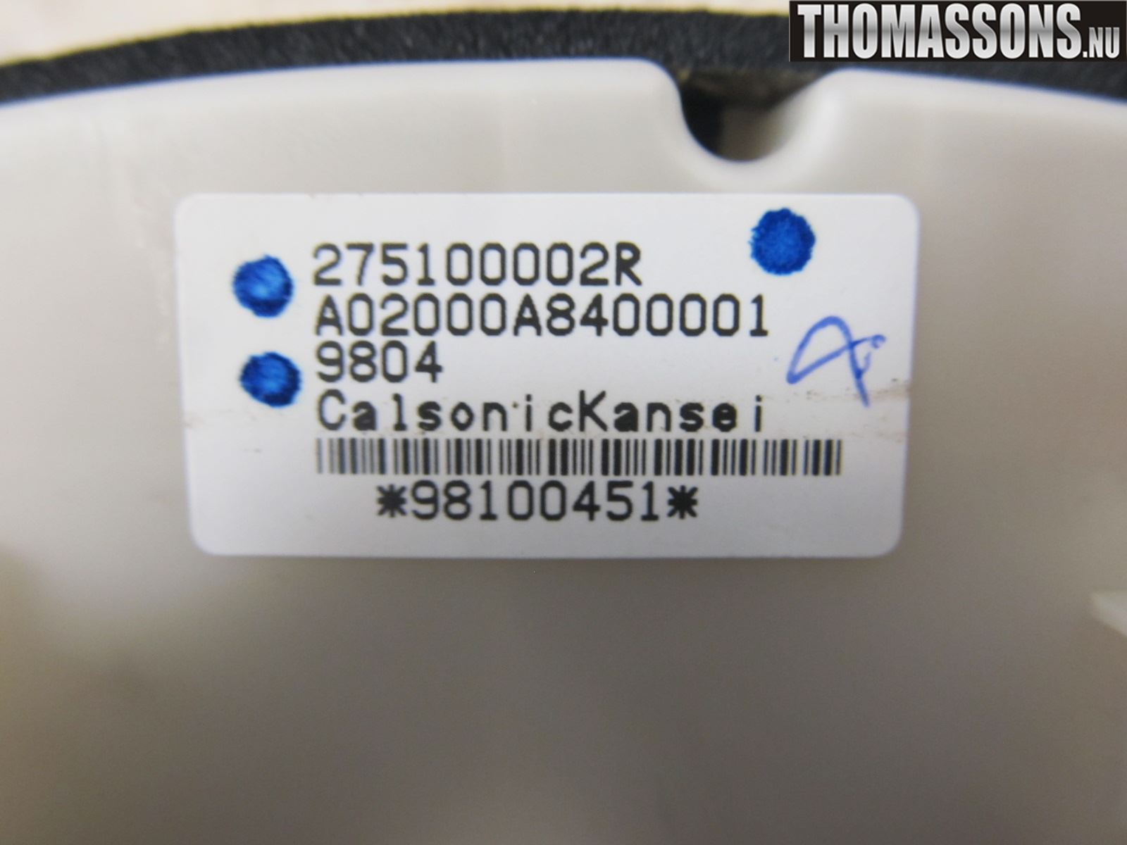 Renault LAGUNA III 08-10 Ac Styrenhet Ac Manöveren