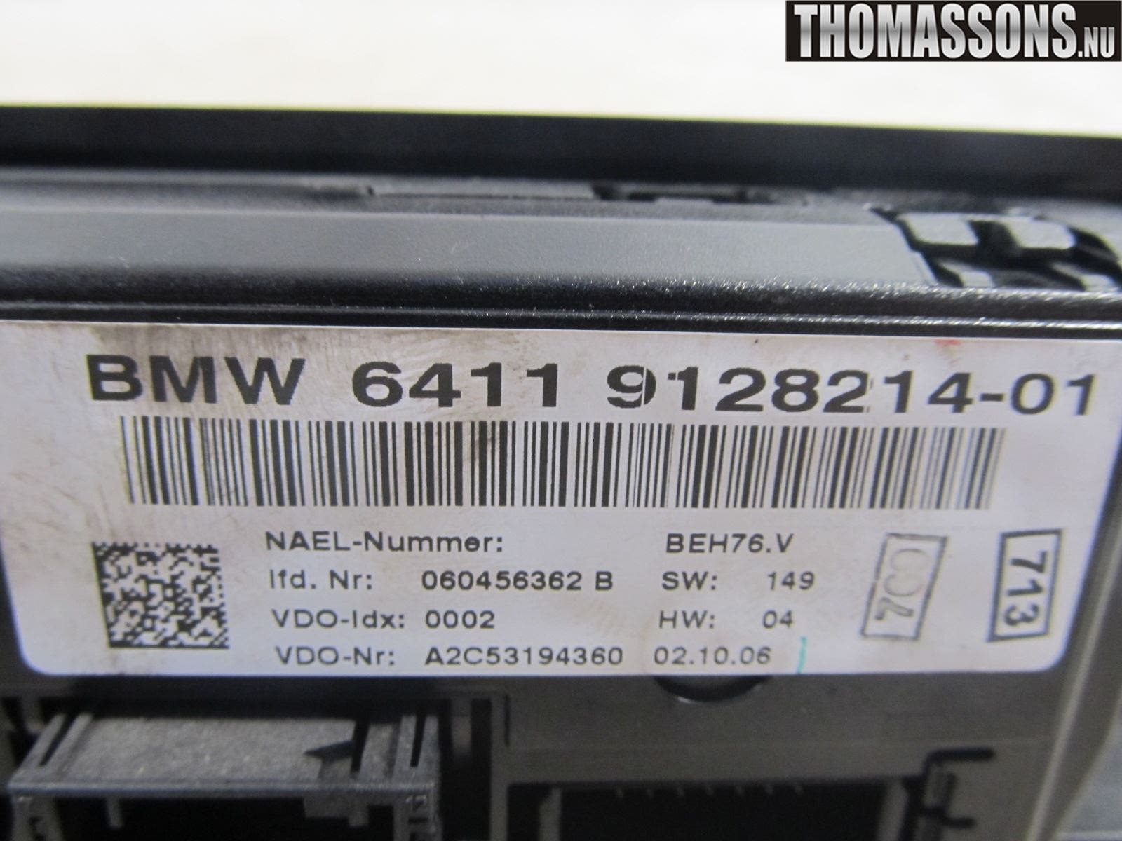 BMW 3 E90/91 SED/TOU 05-12 Ac Styrenhet Ac Manöveren