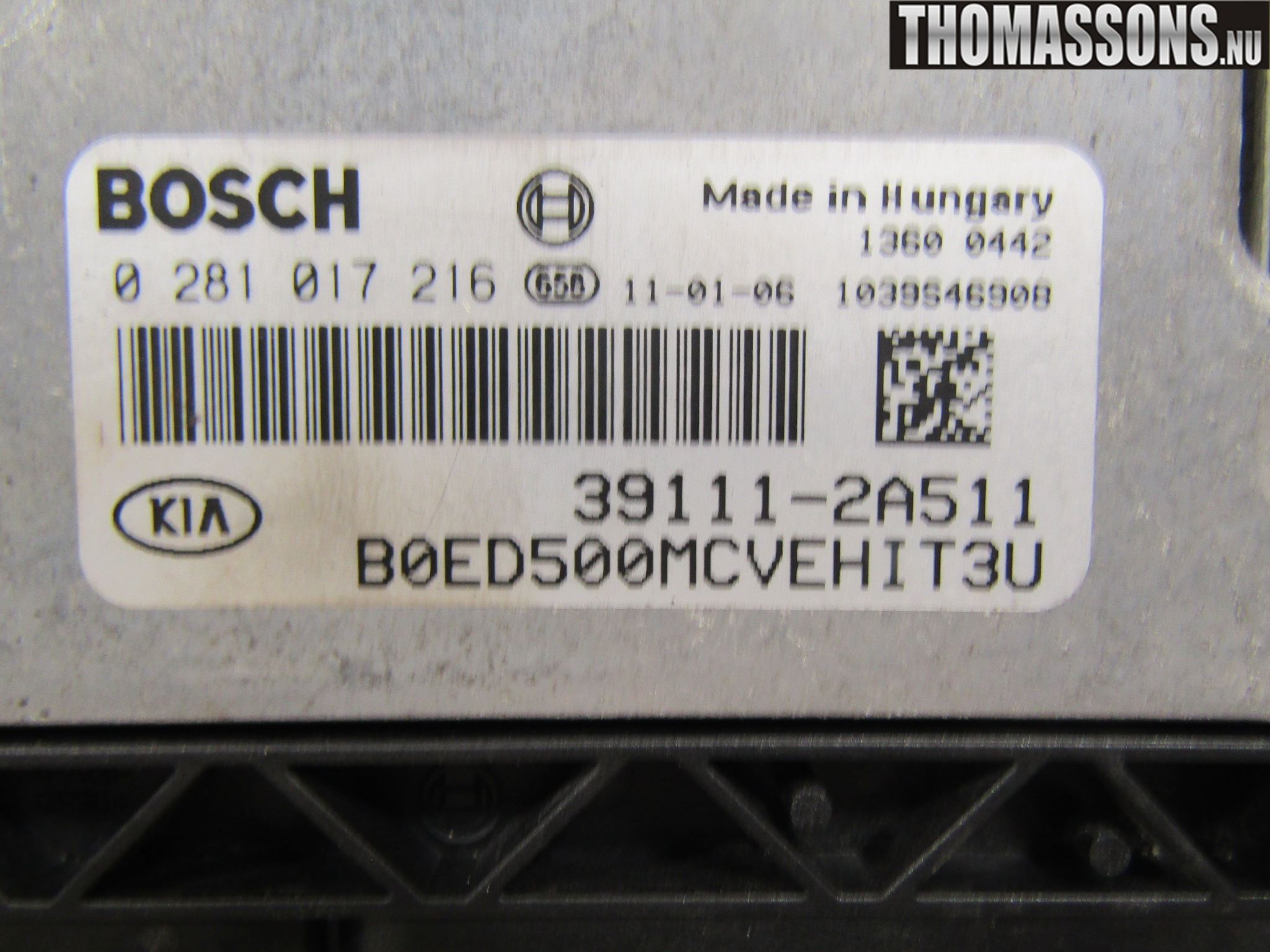 Kia CEED 06-12 Styrenhet Inspump Diesel