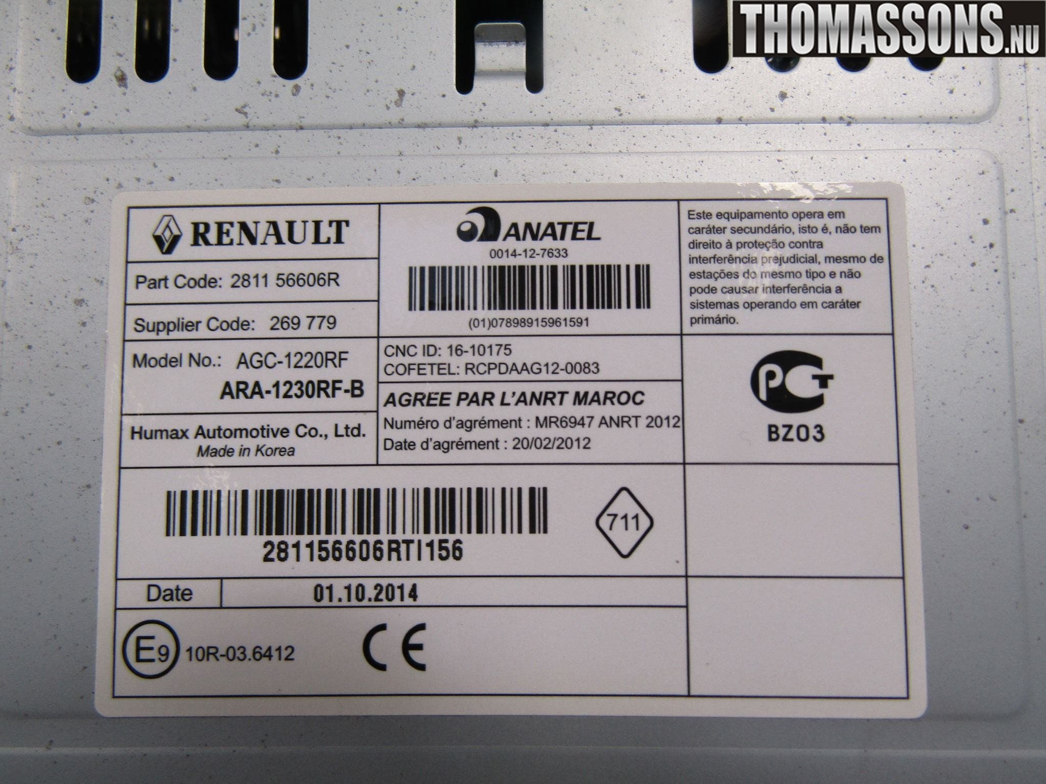 Mercedes-Benz MB CITAN (W415) 13-21 Cd Radio - Multimediapanel