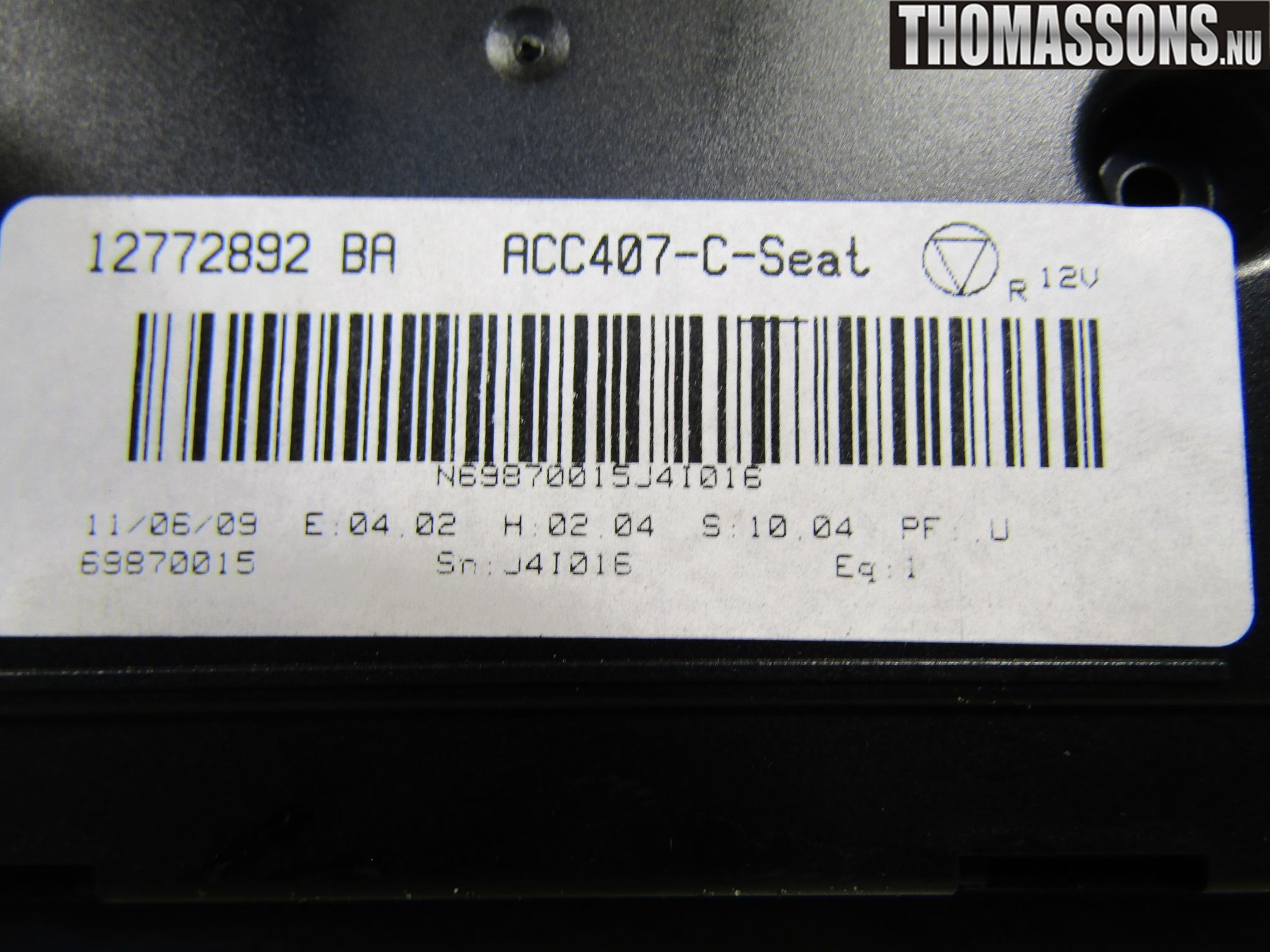 Saab 9-3 VER2/VER3 08-15 Ac Styrenhet Ac Manöveren