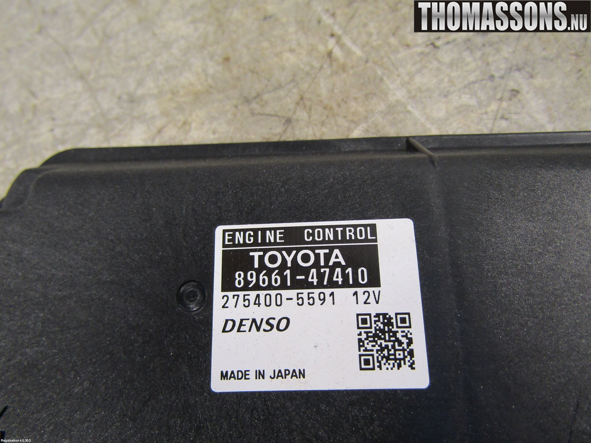 Toyota PRIUS ZVW30 09-20 Styrenhet Insprut Bensin