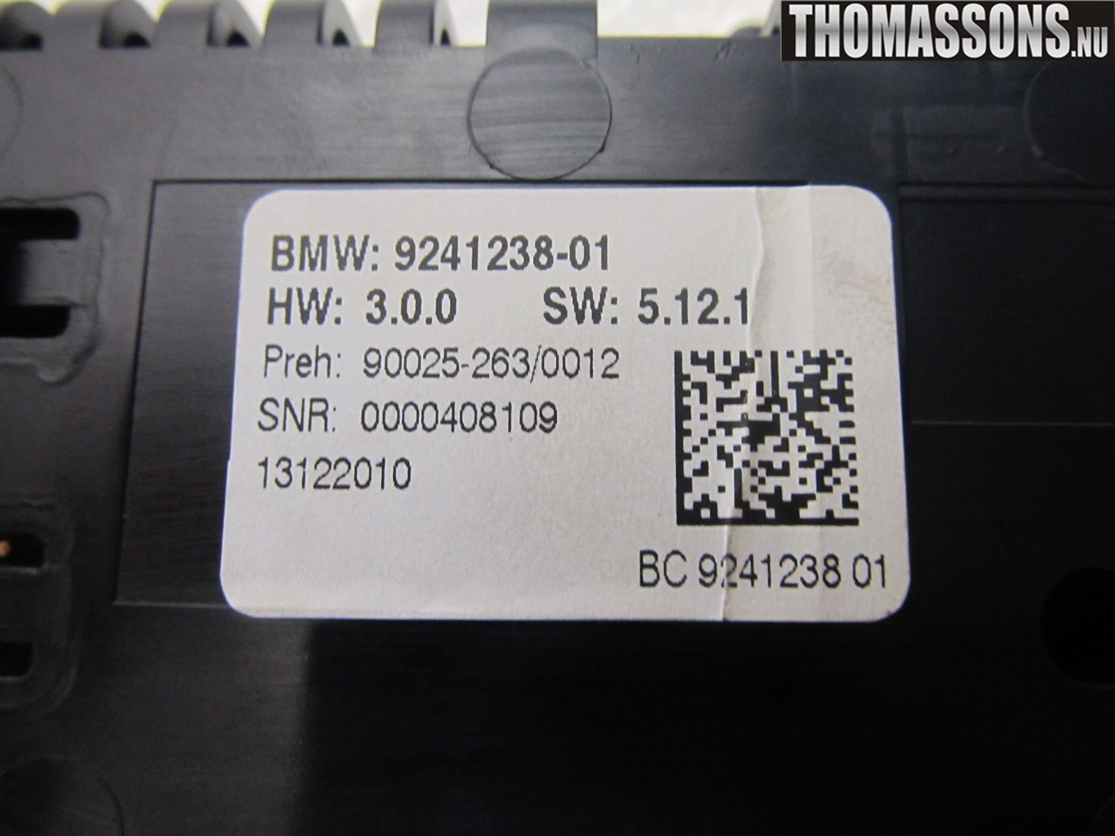 BMW 5 F10/F11/F18 09-17 Ac Styrenhet Ac Manöveren