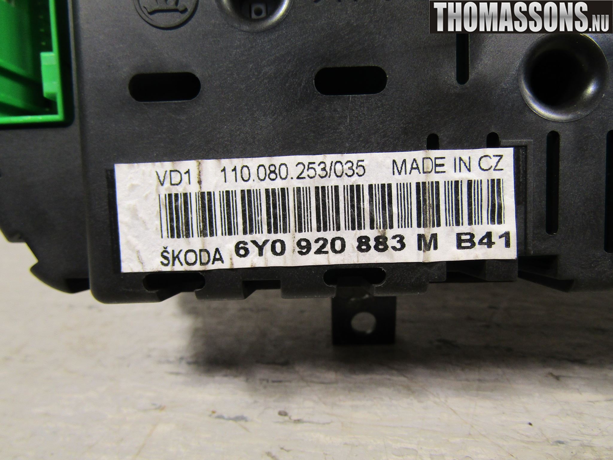 Skoda FABIA 99-07 Instrument Komb