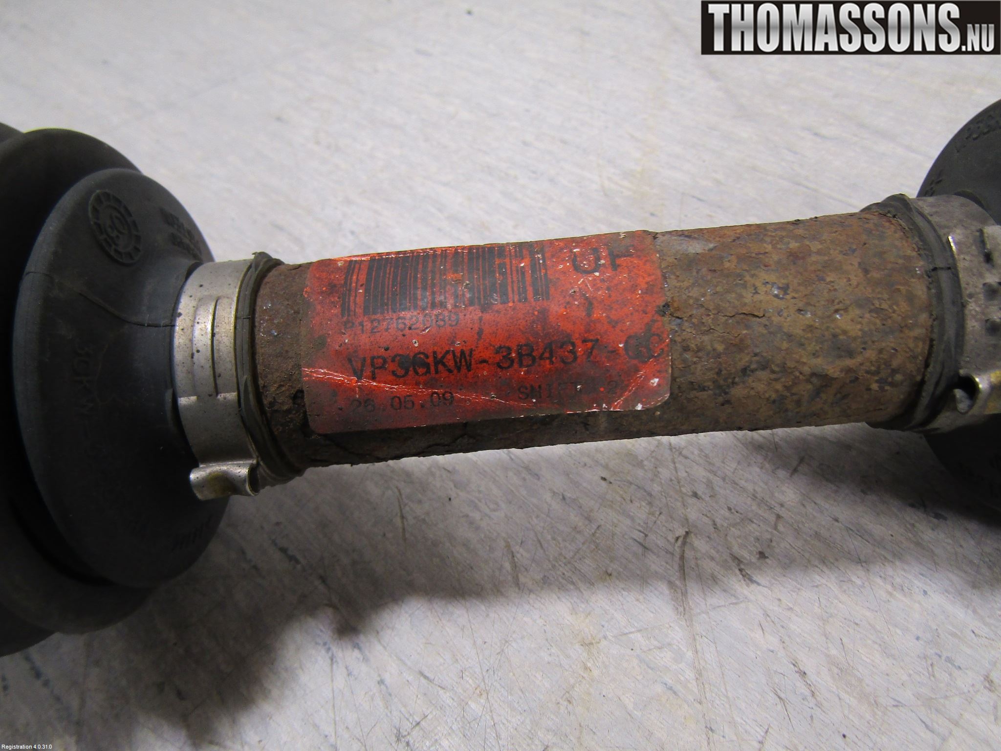 Saab 9-3 VER2/VER3 08-15 Drivaxel Fram Vänster