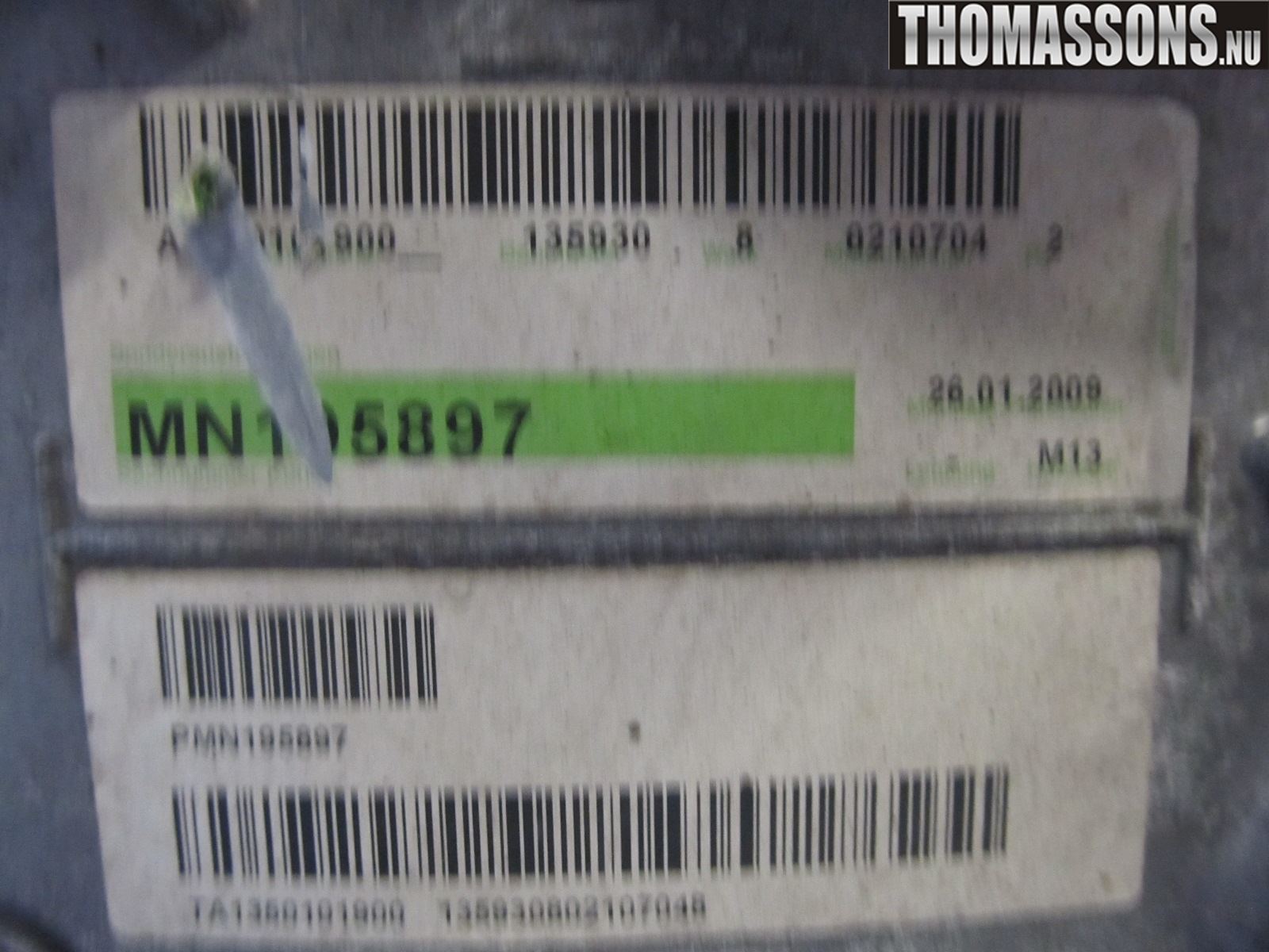 Mitsubishi COLT 09-13 Motor Bensin