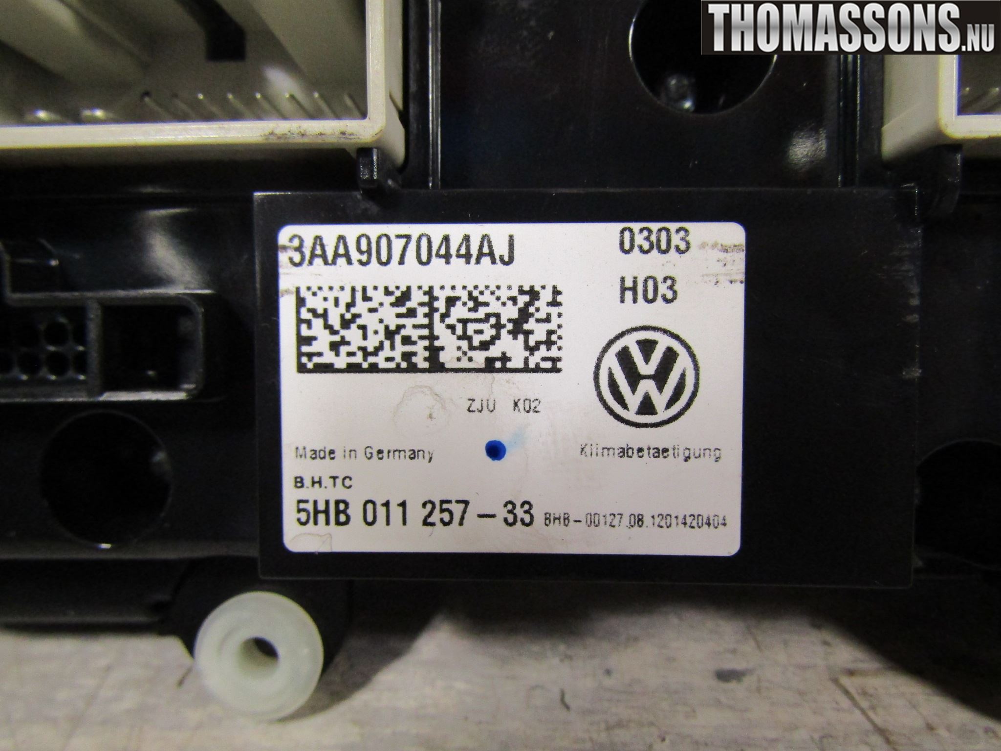 Volkswagen VW PASSAT 11-14 Ac Styrenhet Ac Manöveren