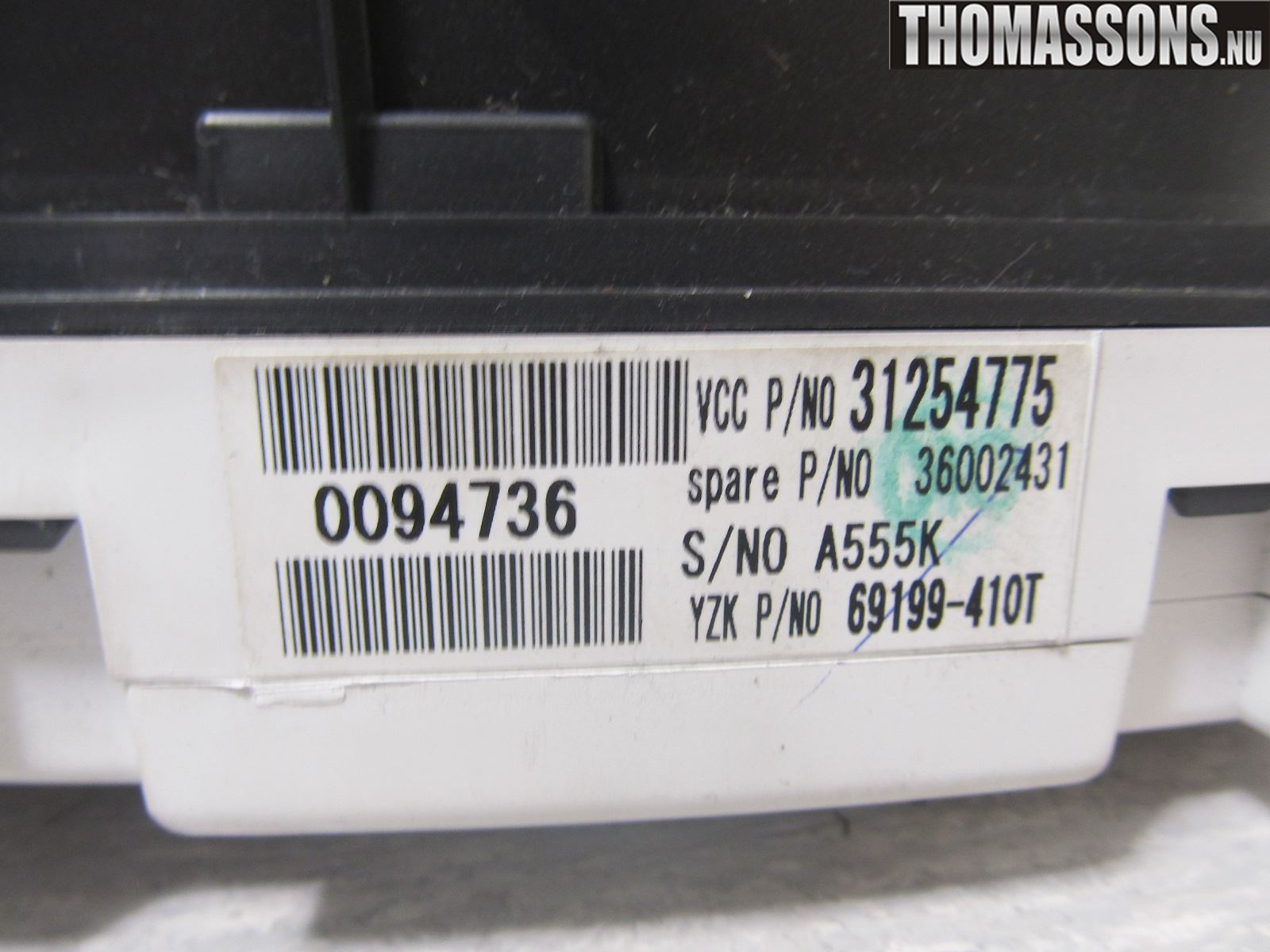 Volvo V50 08-12 Instrument Komb